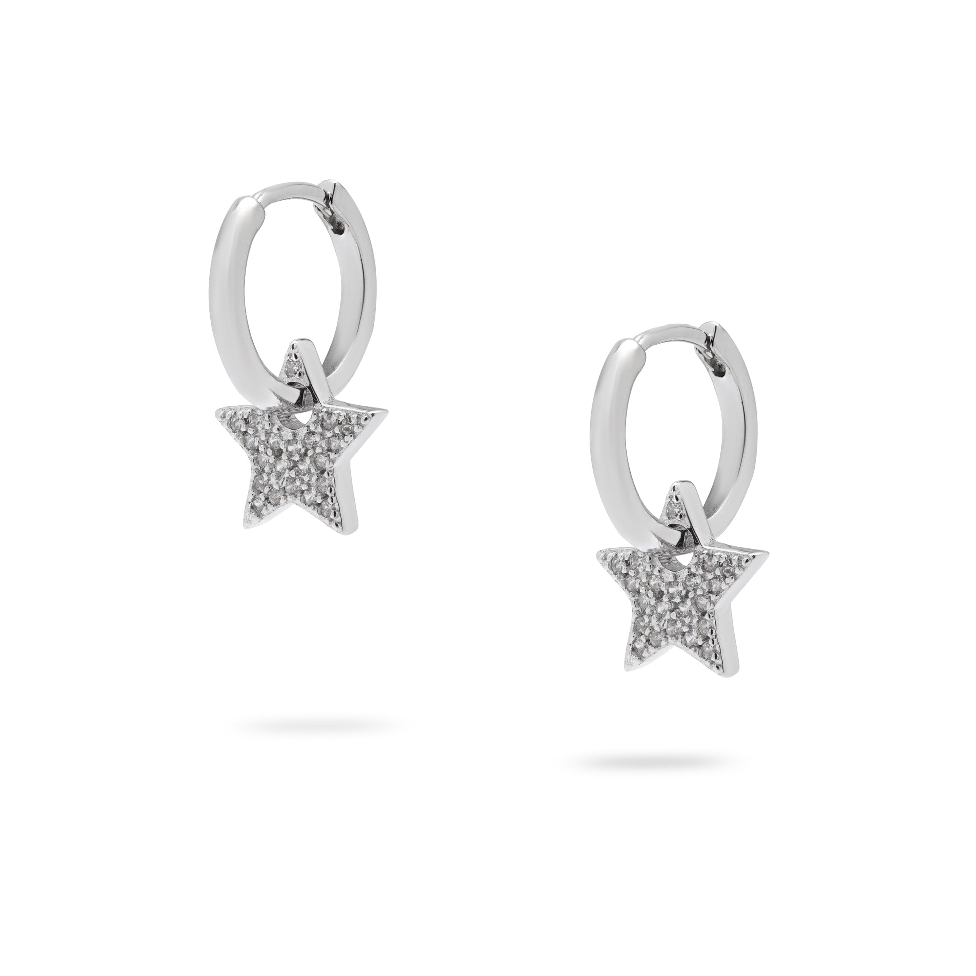 Kimolos-The Magic 925 Ayar Gümüş Zirkon Taşlı Yıldız Küpe-3-Milagron.com