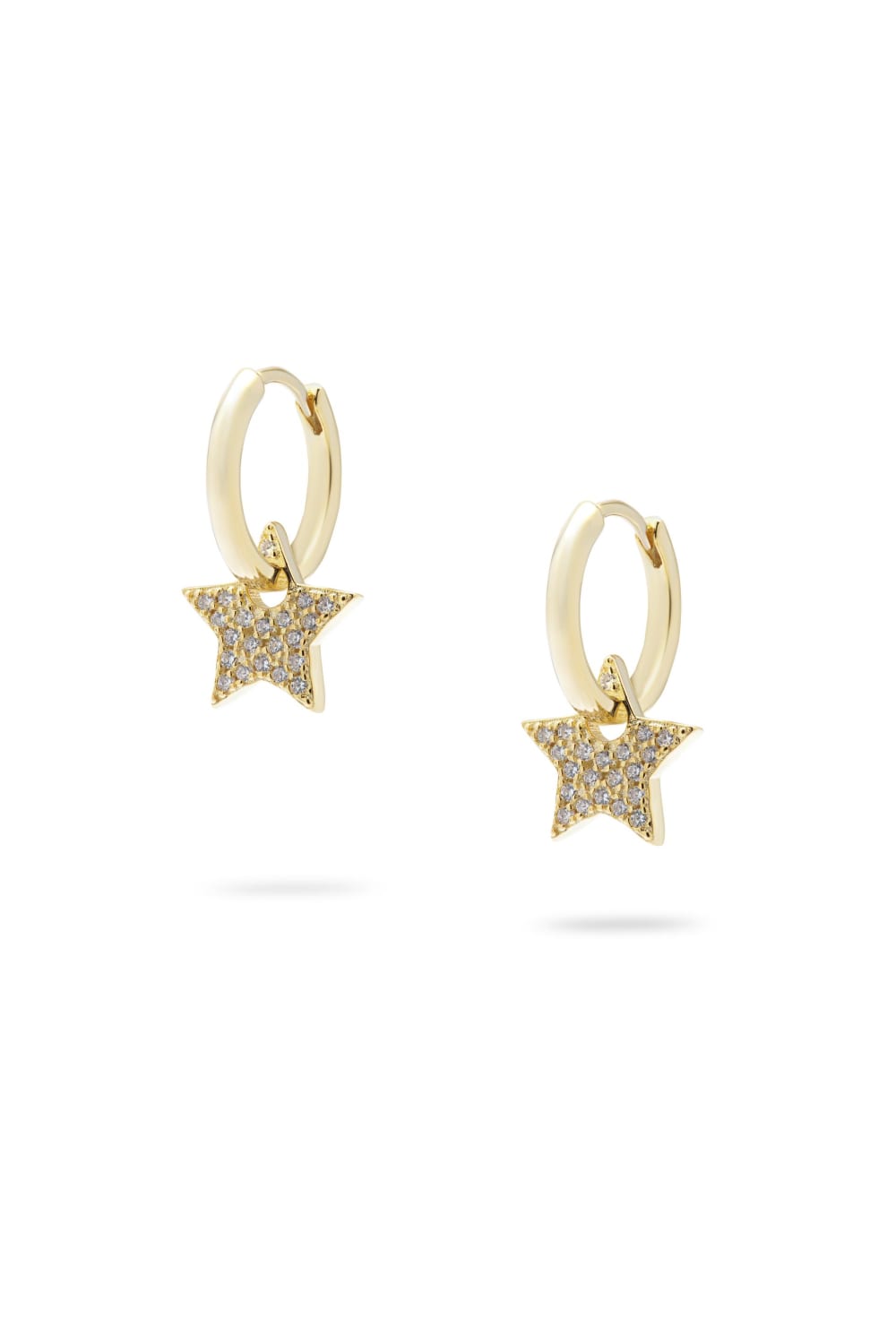 Kimolos-The Magic 925 Ayar Gümüş Zirkon Taşlı Yıldız Küpe-Küpe-1-Milagron.com