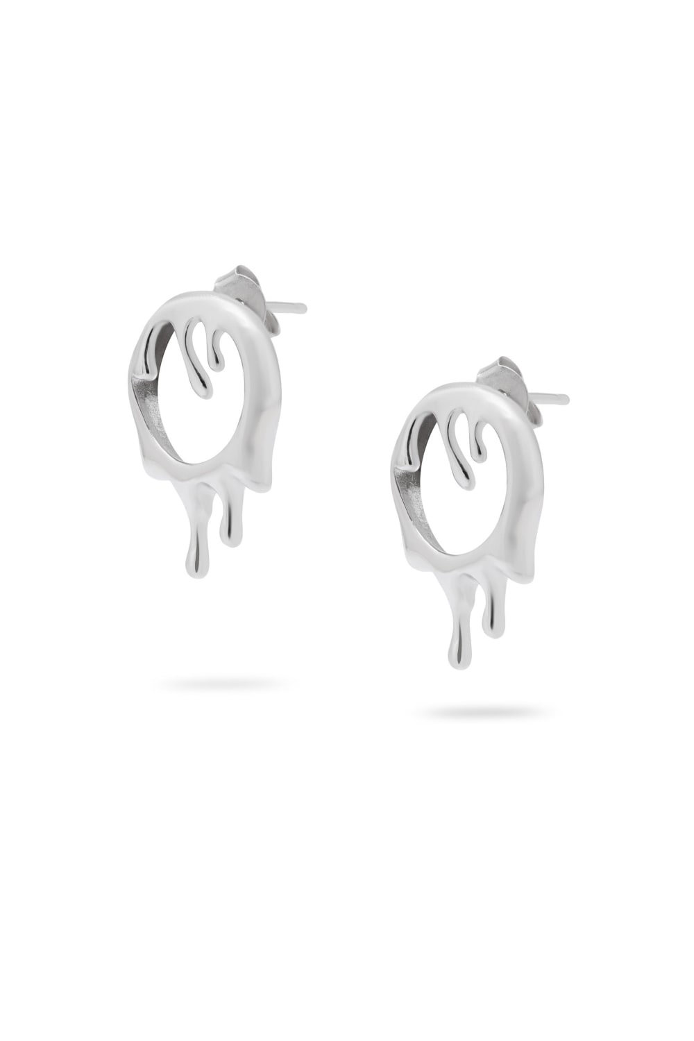 Kimolos-Tunnel 925 Ayar Gümüş Su Damlası Küpe-Küpe-2-Milagron.com