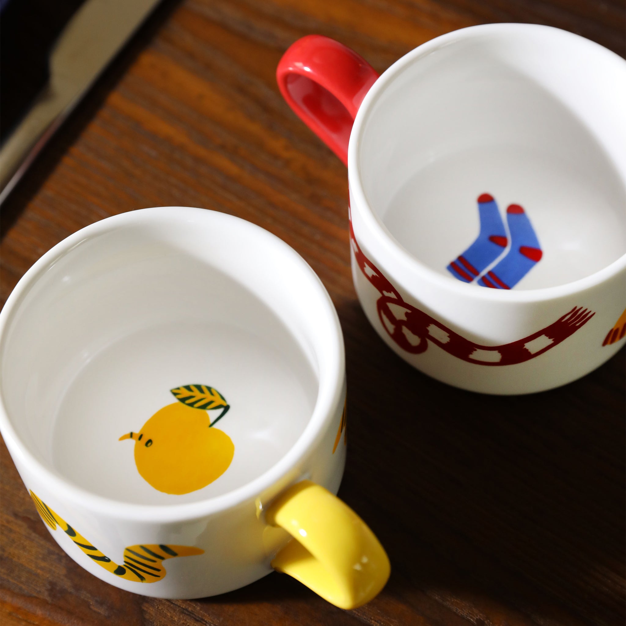 &Klevering-Desenli 4'lü Kupa Seti-Kupa-3-Milagron.com