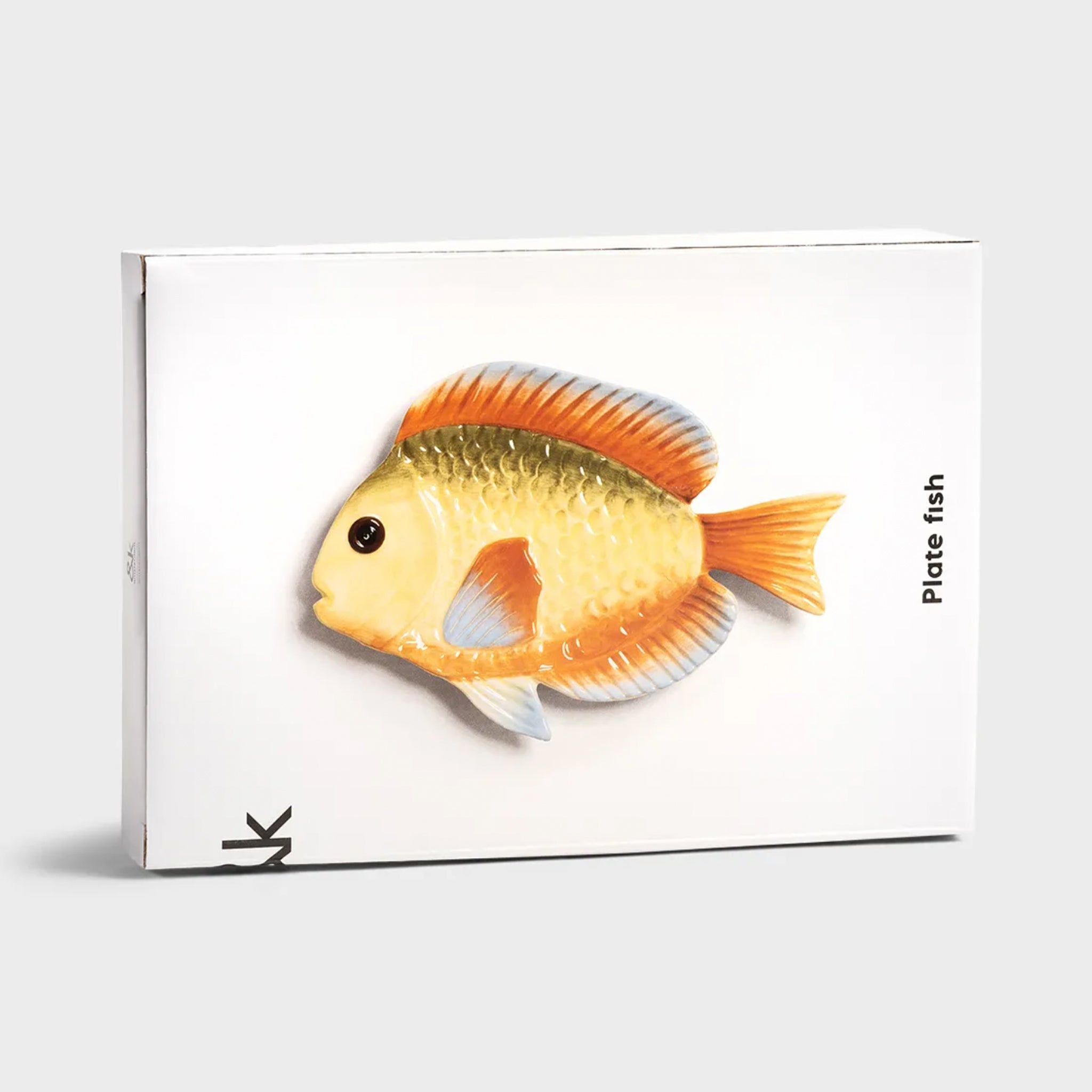 &Klevering-Gökkuşağı Renkli Balık Figürlü Tabak-Tabak-4-Milagron.com