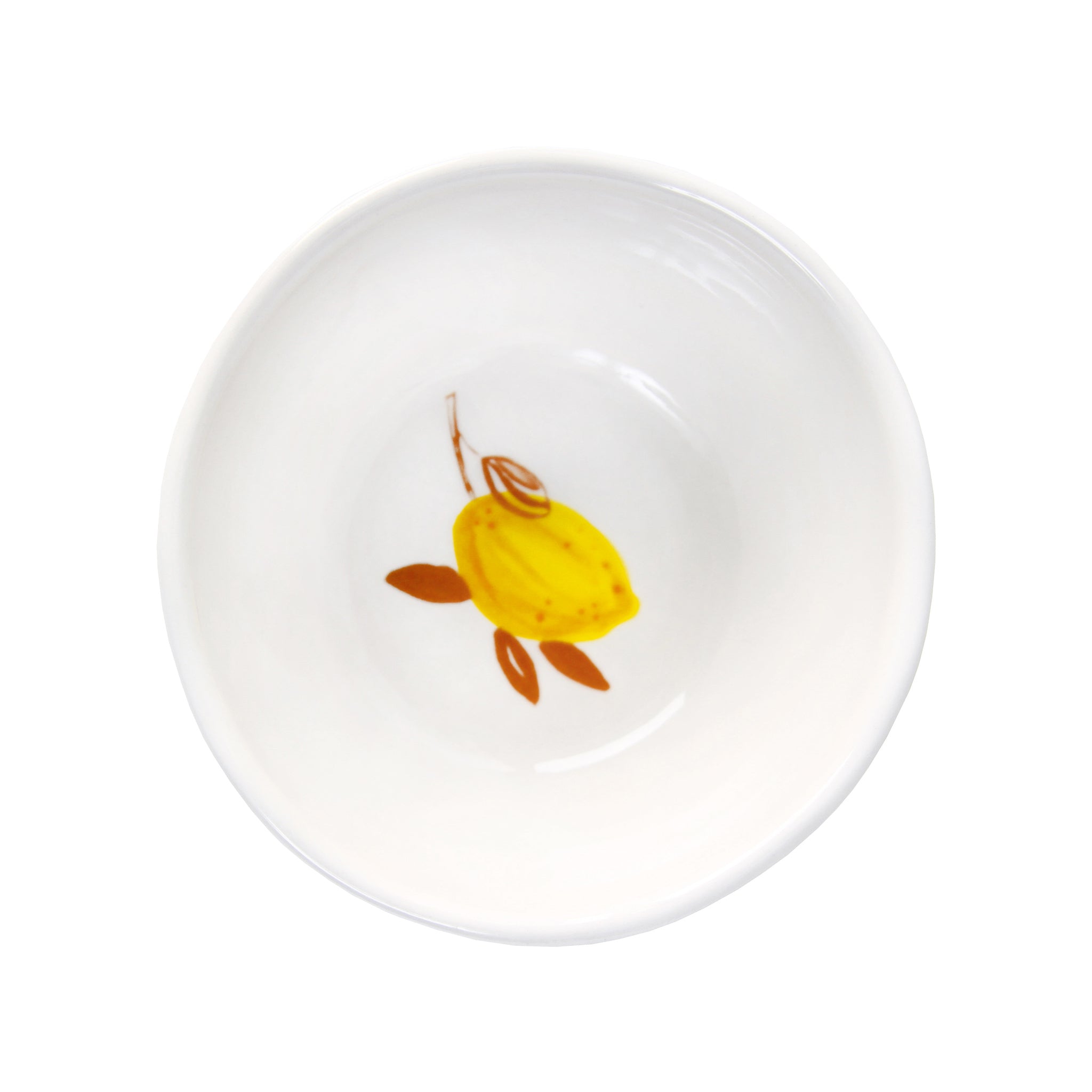 &Klevering-Limon Desenli 4'lü Kase Seti-Kase-4-Milagron.com