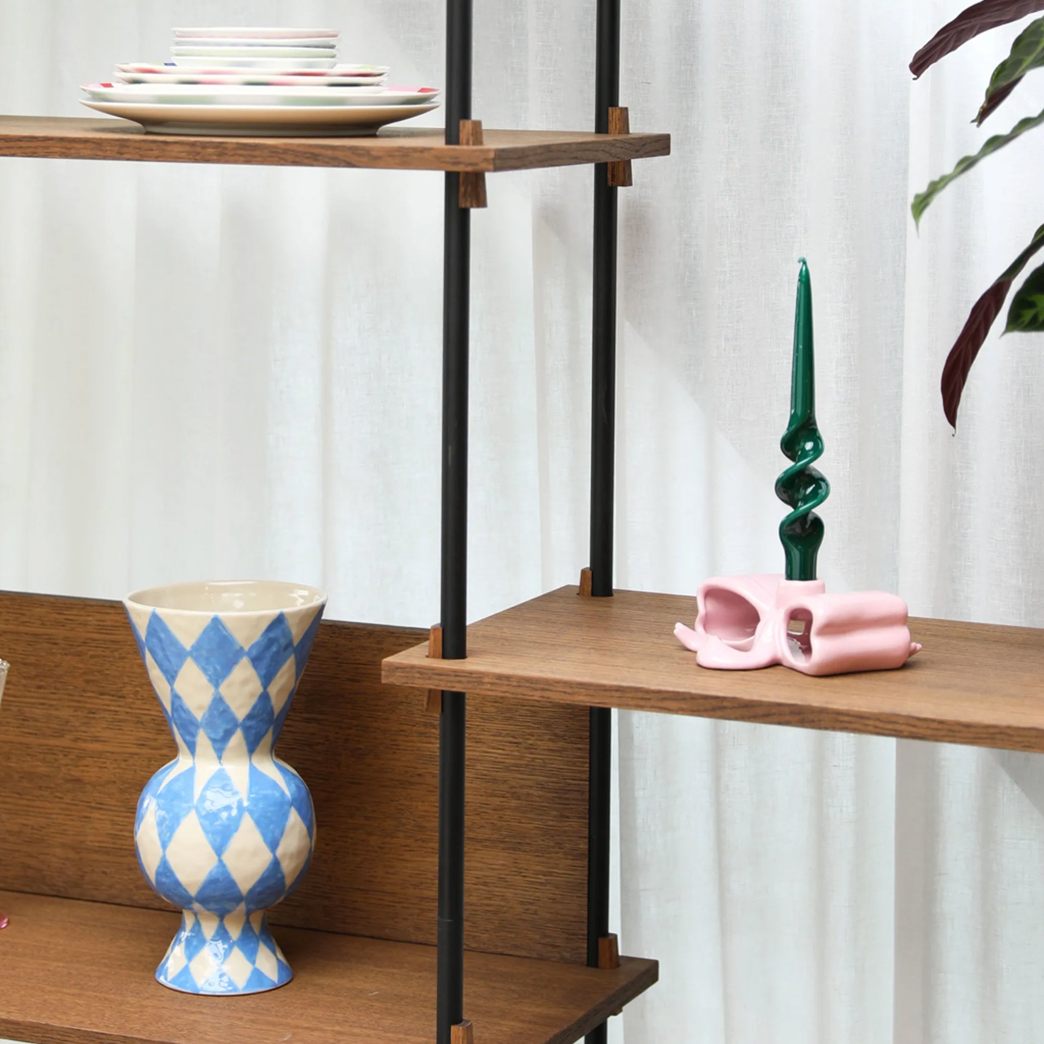 &Klevering-Pembe Kurdele Figürlü Mumluk-Mumluk-2-Milagron.com