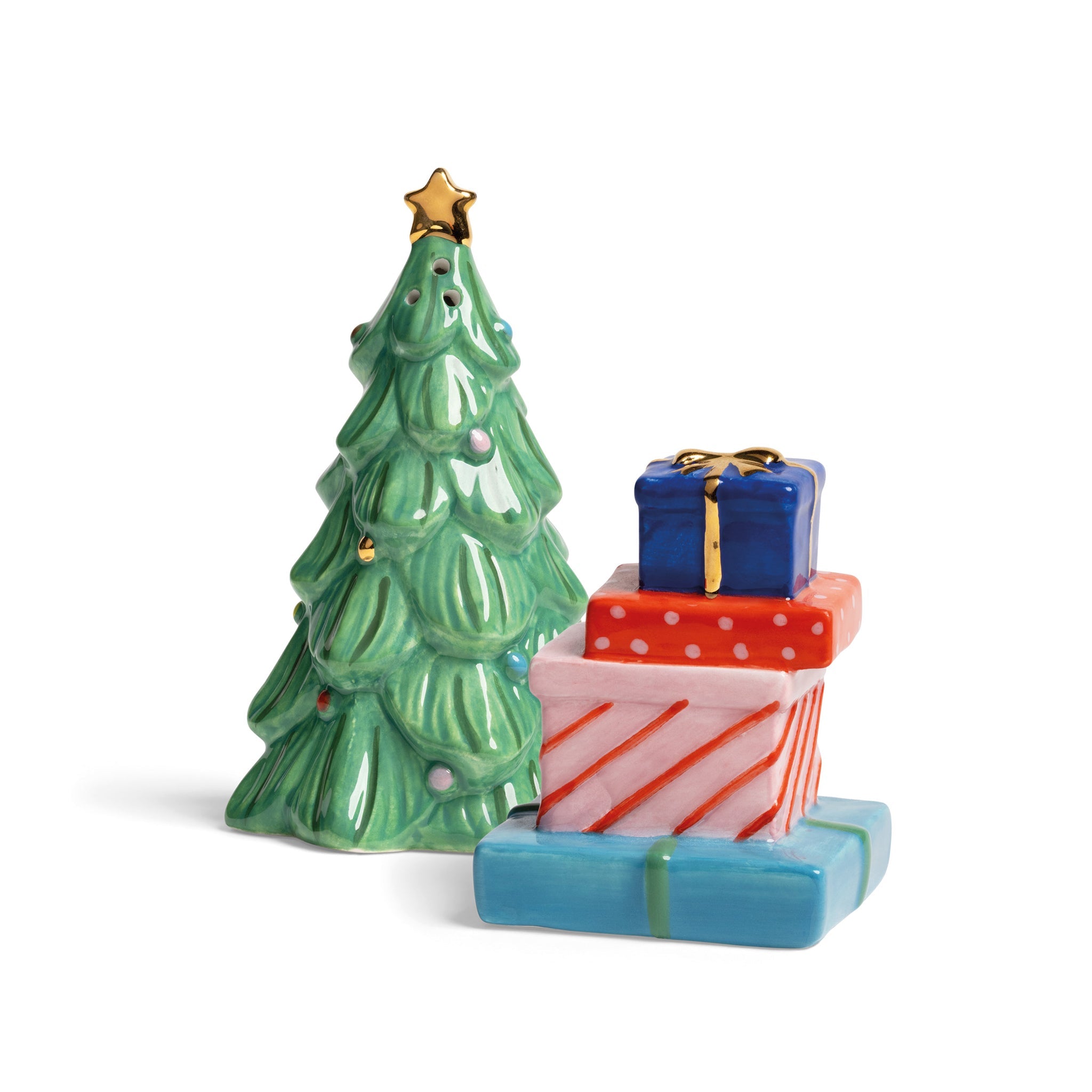 &Klevering-Yılbaşı Konseptli Tuzluk Ve Biberlik Seti-Tuzluk Biberlik-1-Milagron.com