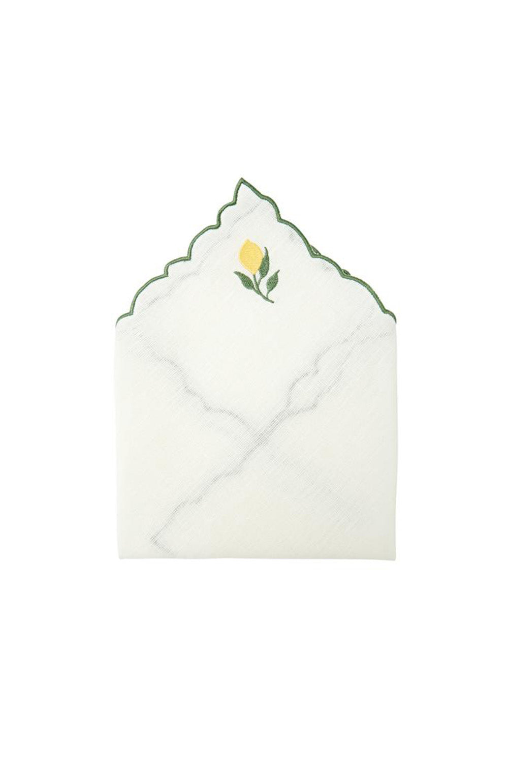 Km Home Collection-2'li Set Limon İşlemeli Keten Peçete-Peçete-3-Milagron.com