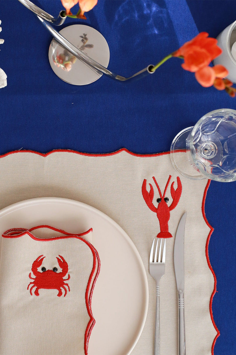 Km Home Collection-2'li Set Locusta Pamuk Peçete-Peçete-5-Milagron.com