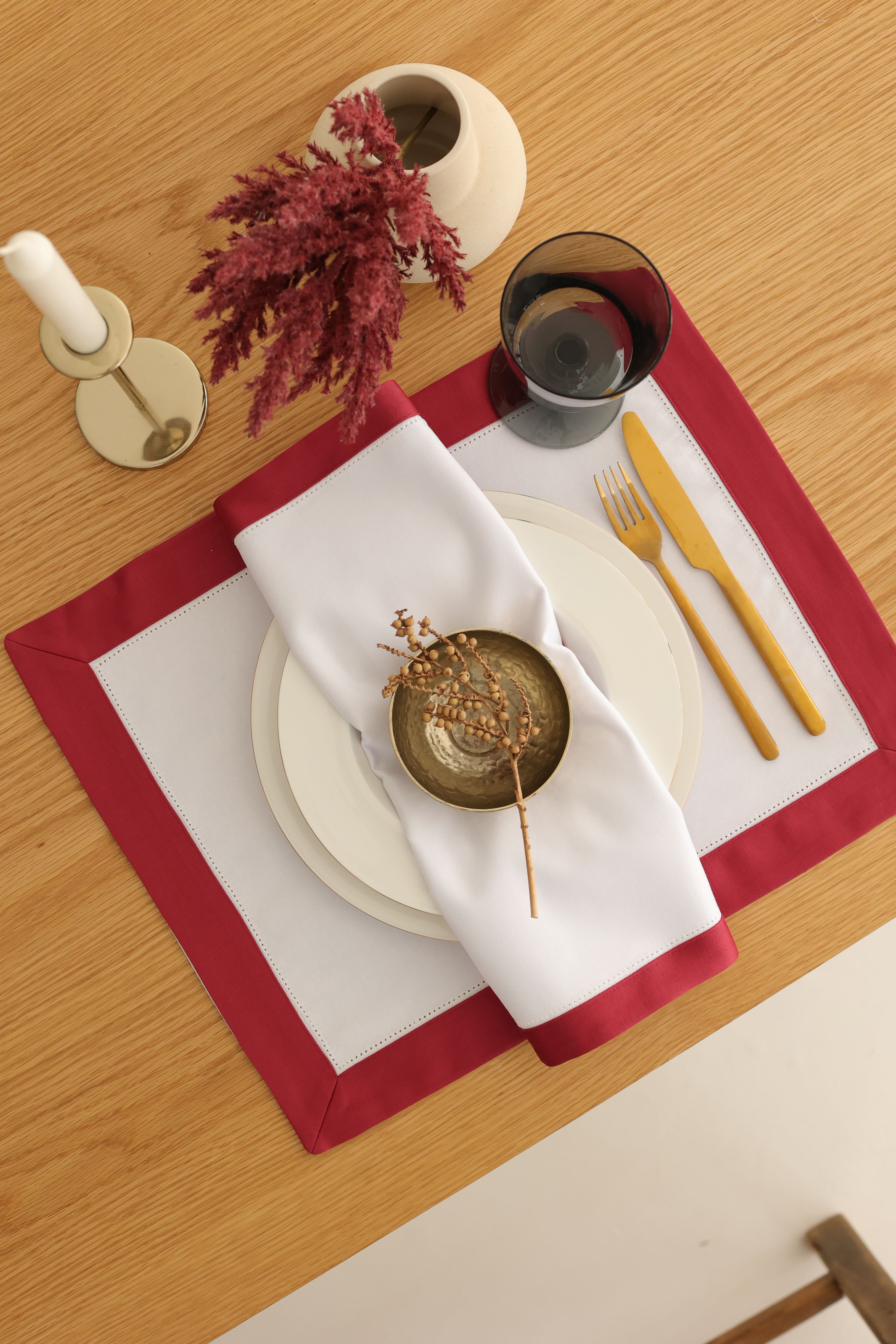 Km Home Collection-2'li Set Monaco Amerikan Servis-Sunum Aksesuarları-2-Milagron.com