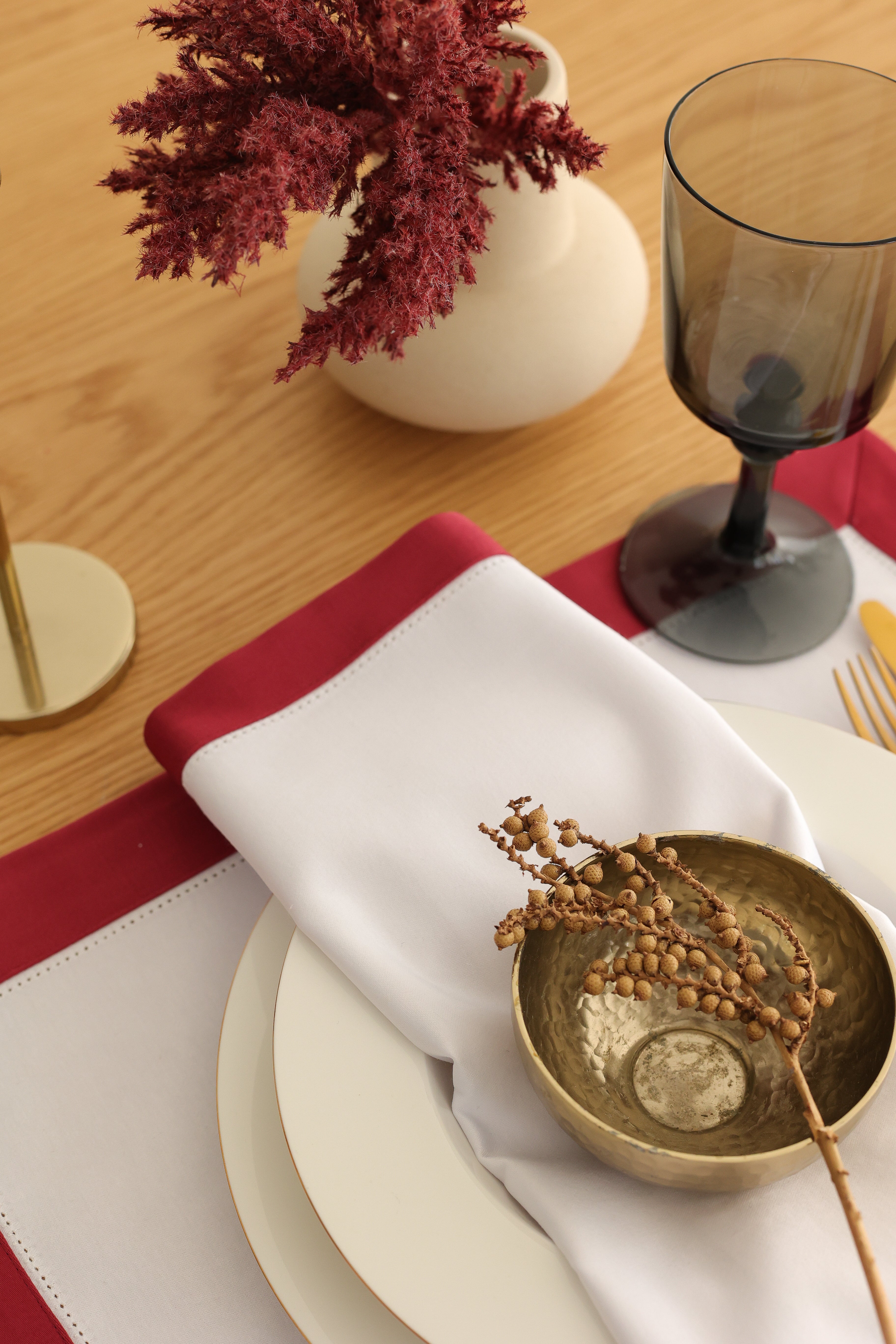 Km Home Collection-2'li Set Monaco Peçete-Sunum Aksesuarları-2-Milagron.com