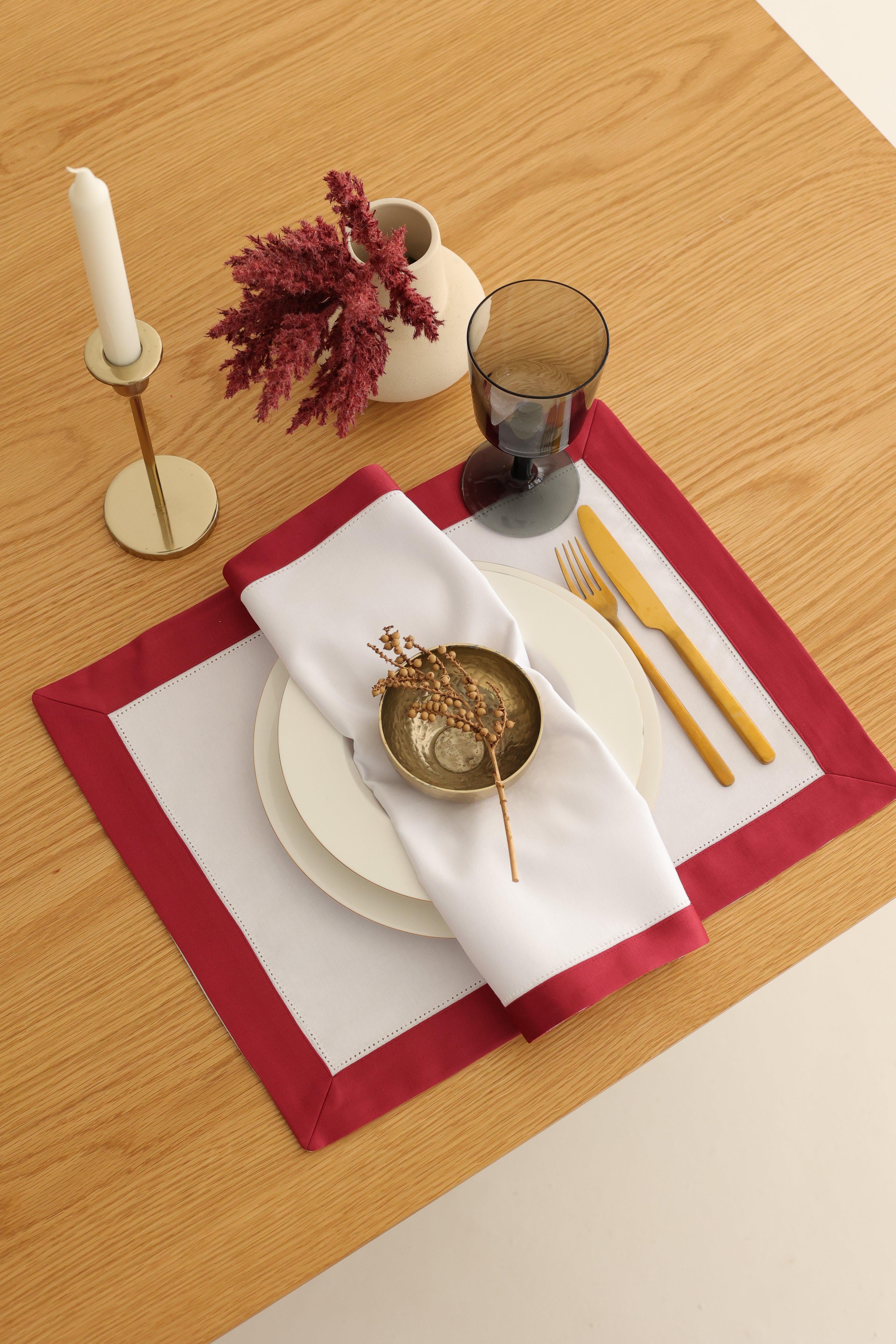 Km Home Collection-2'li Set Monaco Peçete-Sunum Aksesuarları-4-Milagron.com