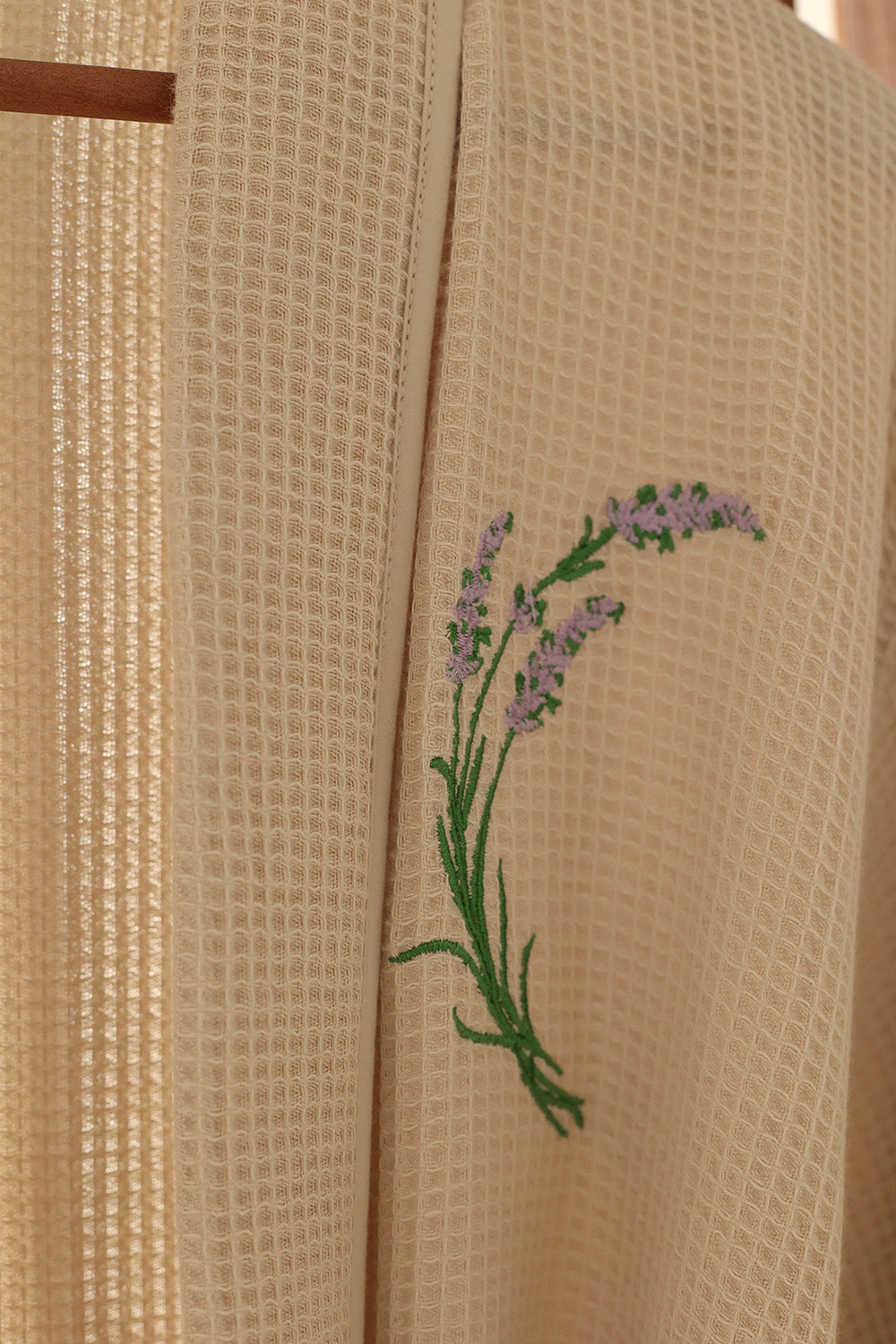 Km Home Collection-Lavanta Waffle Bornoz-Bornoz-7-Milagron.com