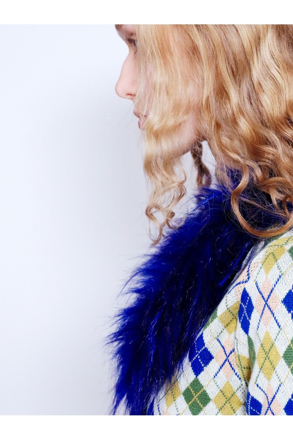 Knitly Studio-Argyle Triko Hırka-Kazak & Triko-5-Milagron.com