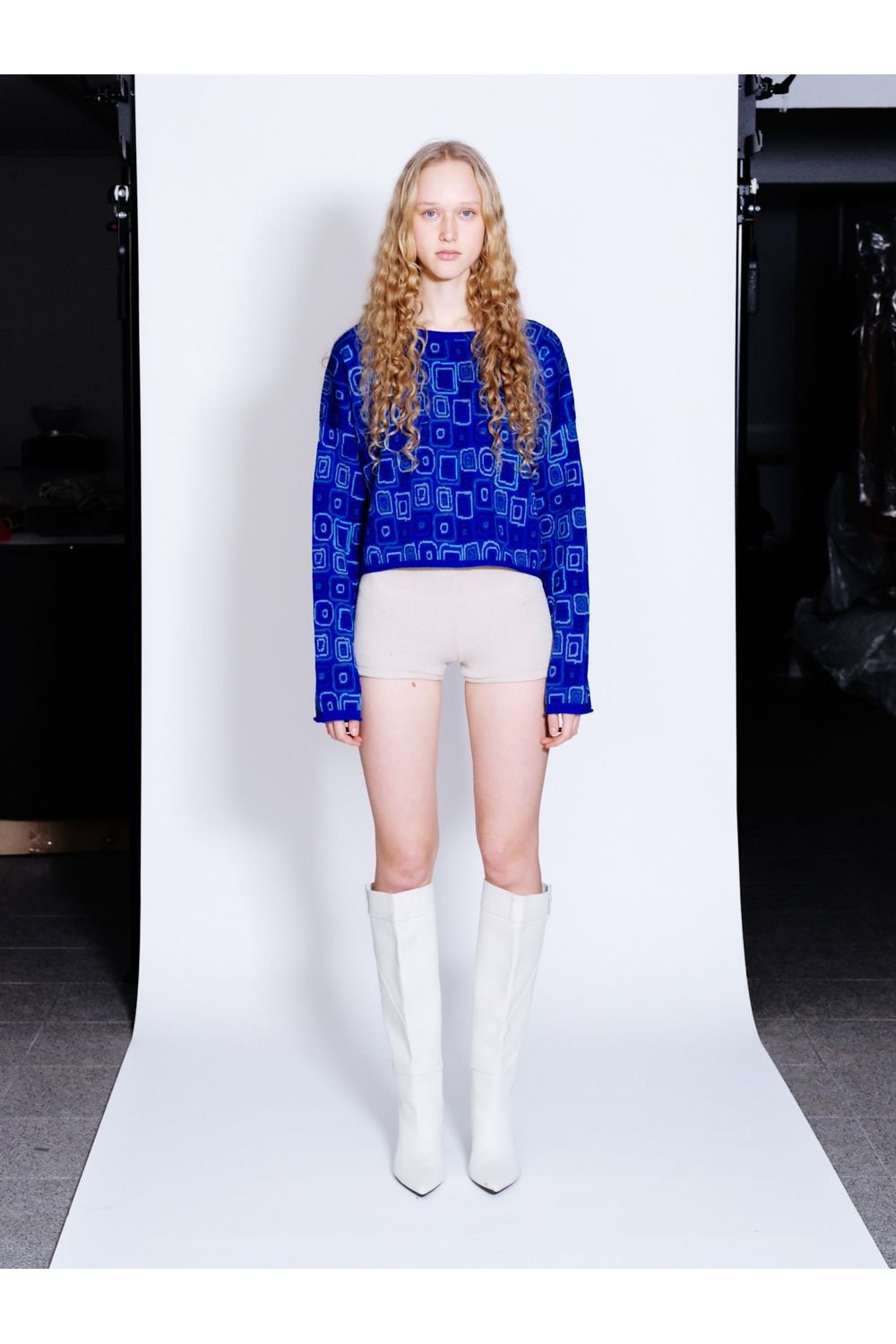 Knitly Studio-Azuremix Triko Kazak-Kazak & Triko-1-Milagron.com