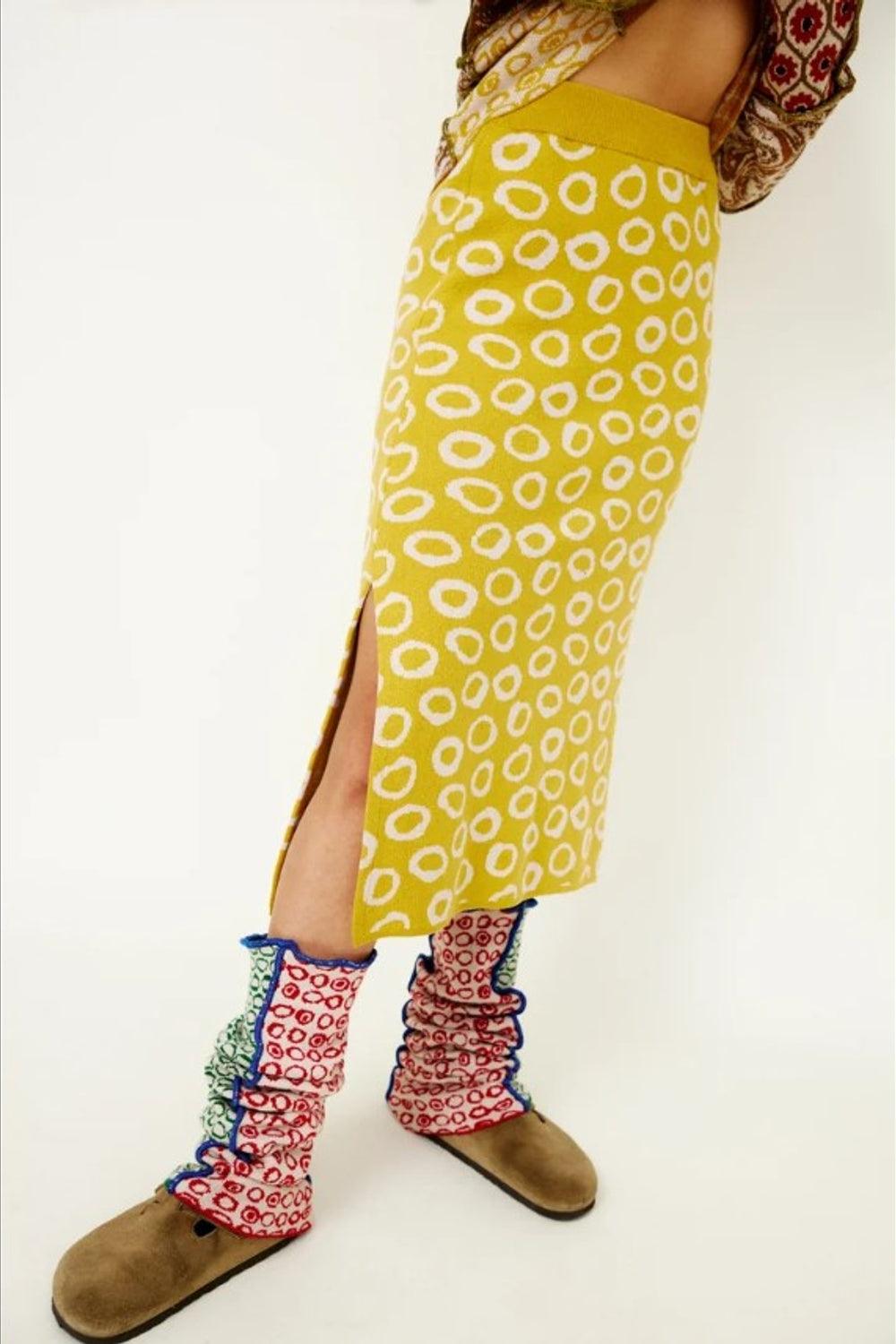 Knitly Studio-Bubble Knit Skirt-Etek-1-Milagron.com