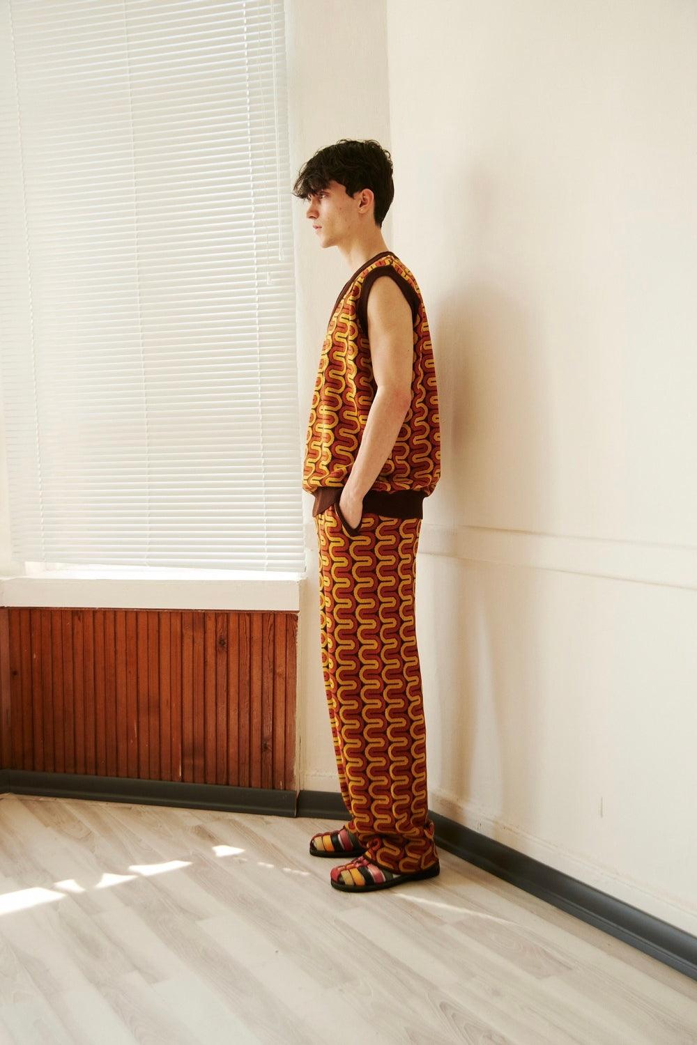 Knitly Studio-Curly Knit Pants-Eşofman-2-Milagron.com