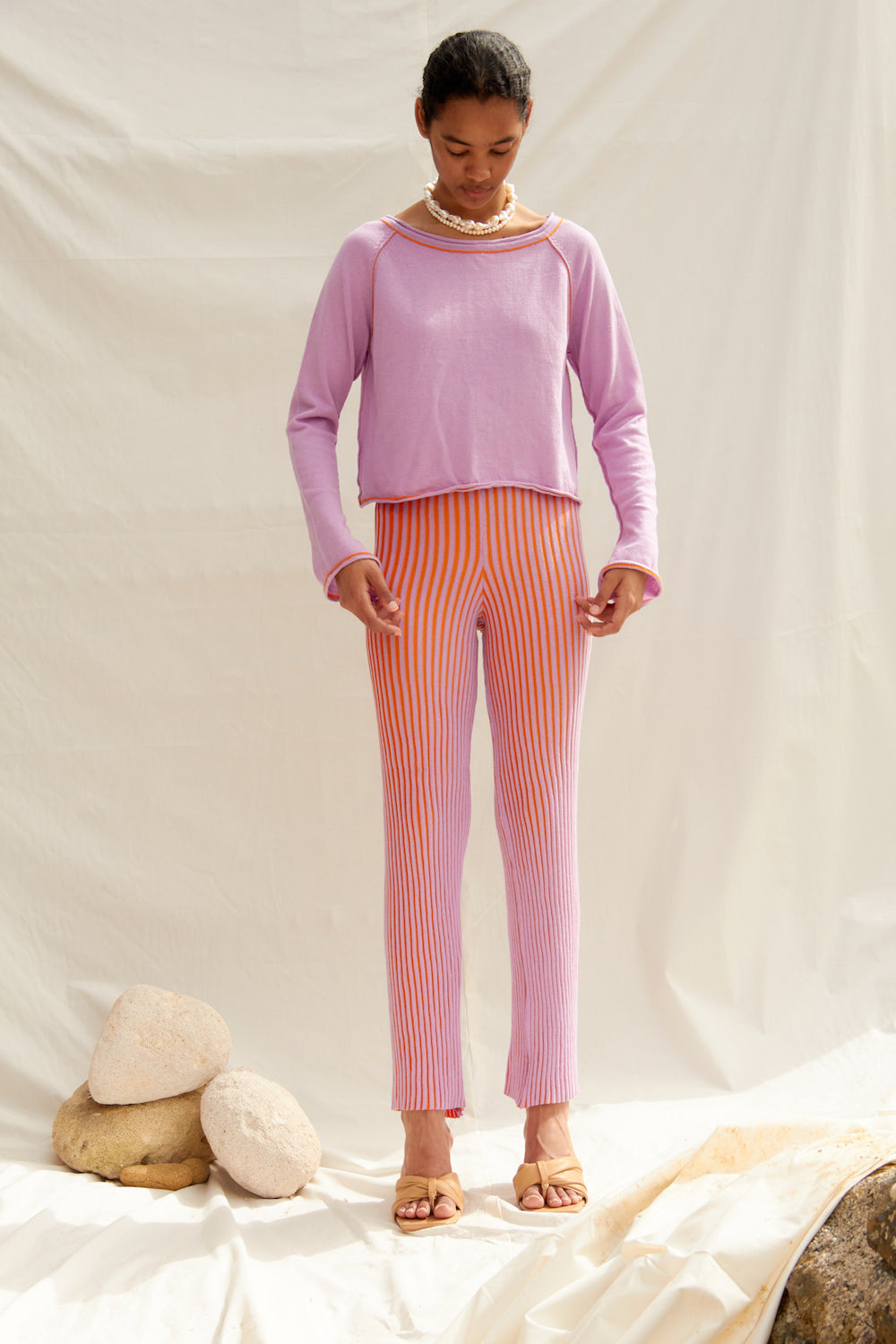 Knitly Studio-Eleanor Triko Bluz-Kazak & Triko-2-Milagron.com