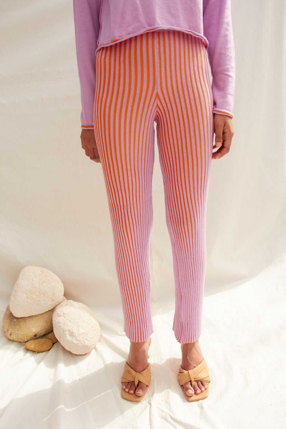 Knitly Studio-Emilia Triko Pantolon-Pantolon-3-Milagron.com