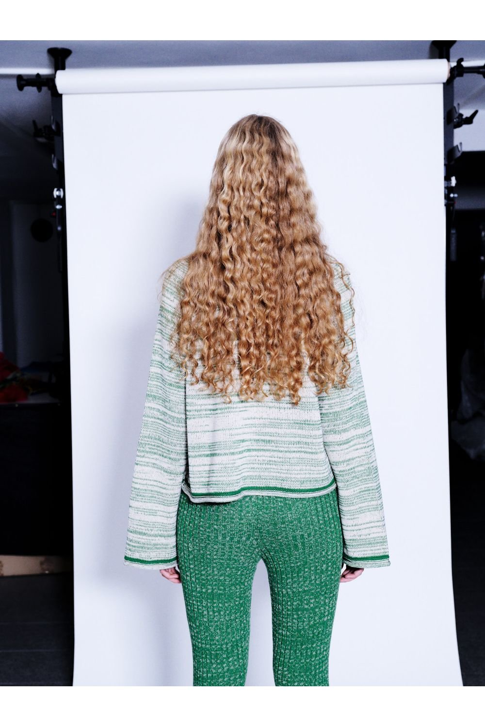 Knitly Studio-Evergreen Crop Triko Kazak-Kazak & Triko-4-Milagron.com