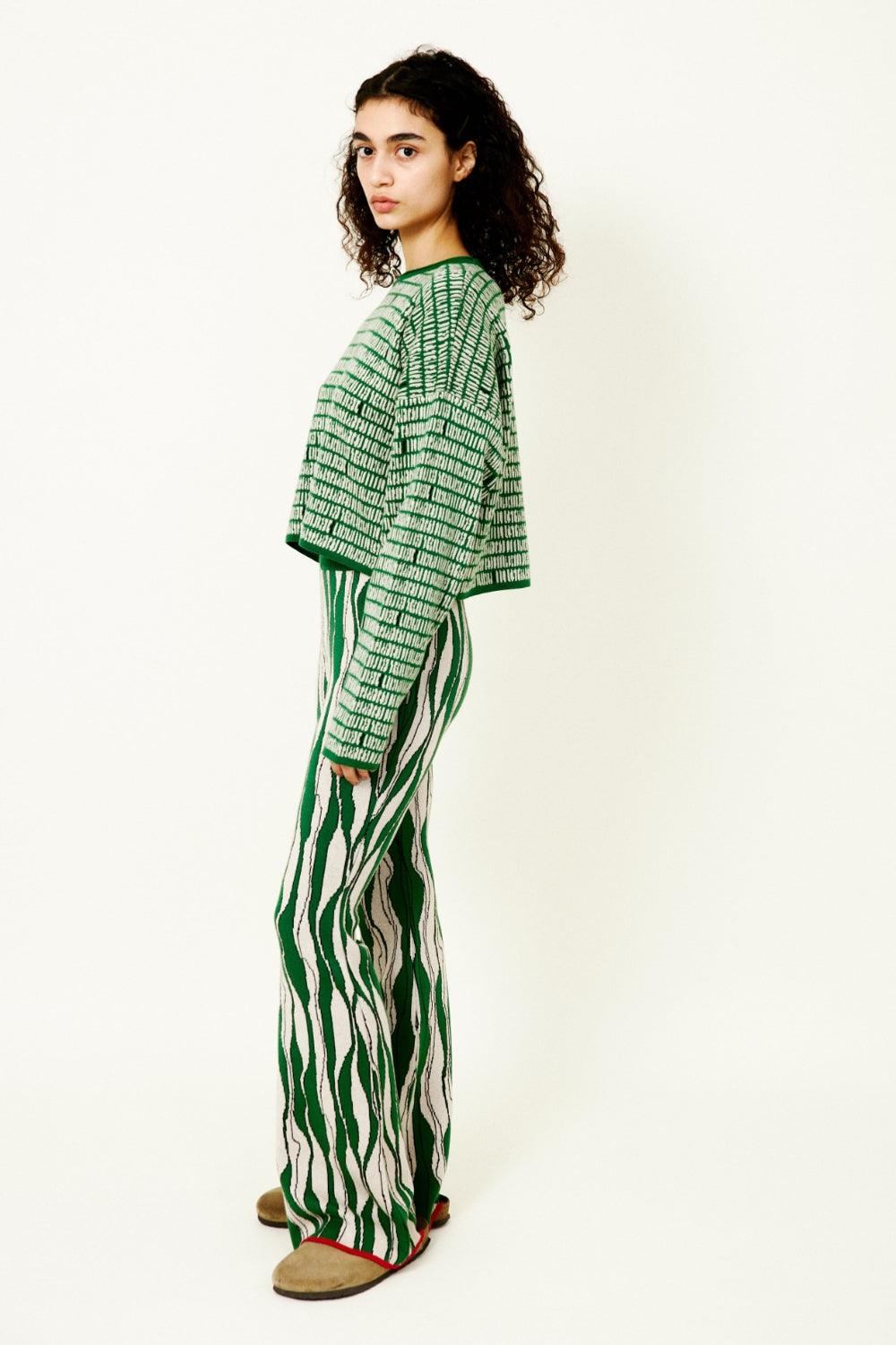 Knitly Studio-Forest Knit Pants-Pantolon-3-Milagron.com