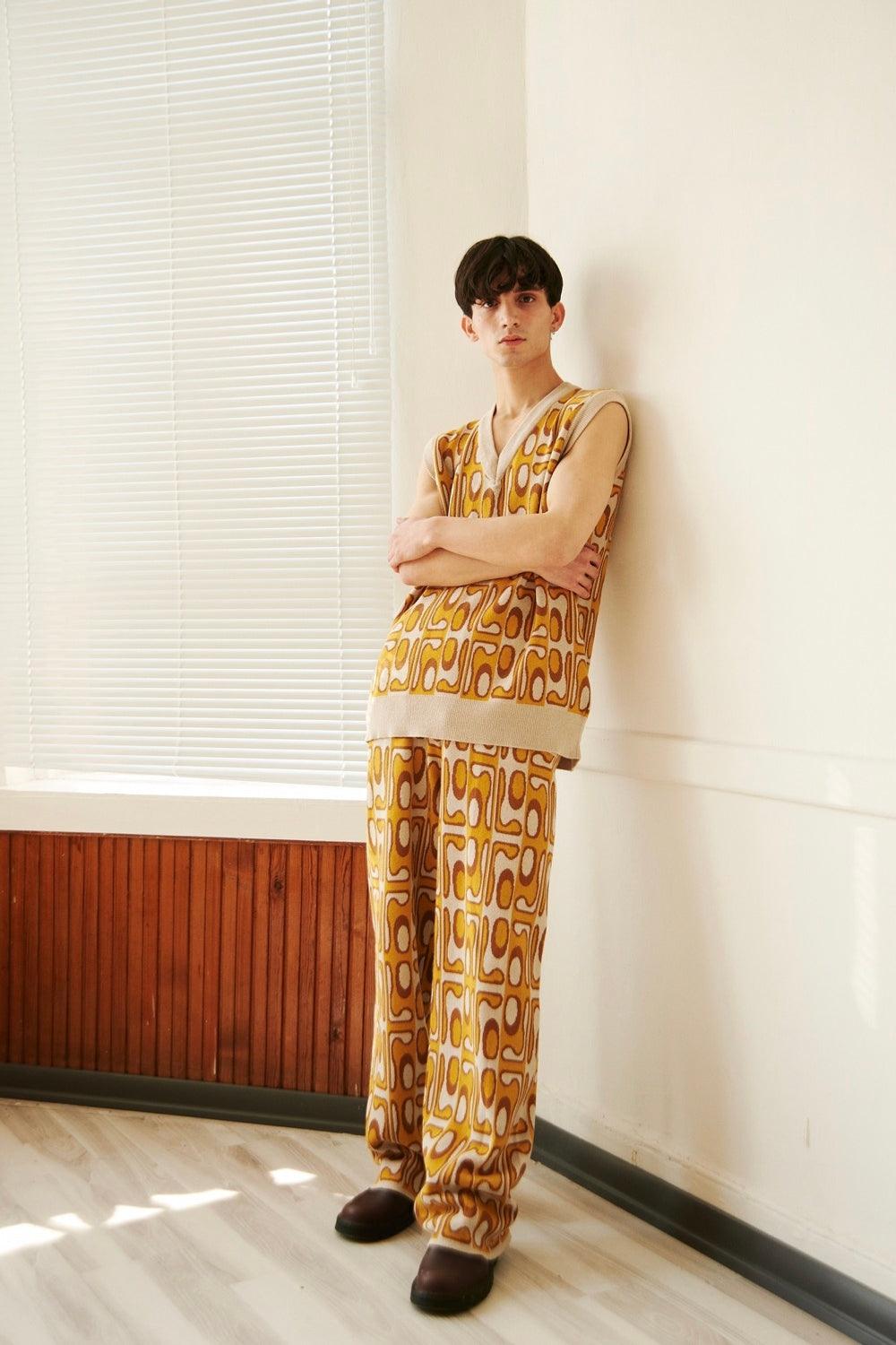 Knitly Studio-L Knit Pants-Pantolon-2-Milagron.com