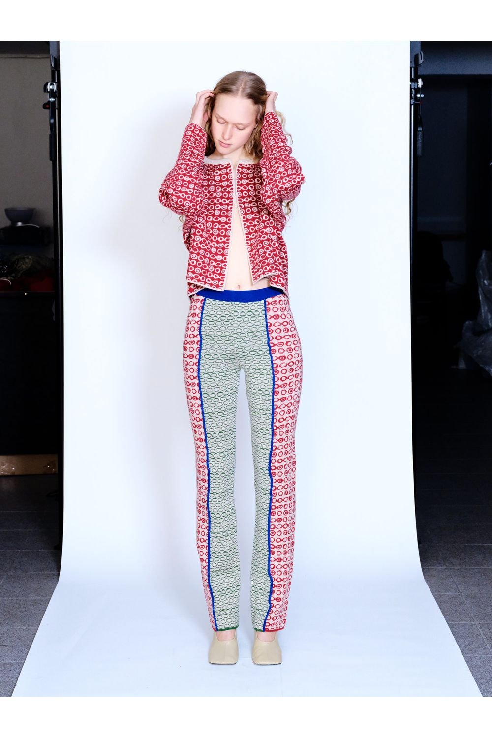 Knitly Studio-Orbit Triko Pantolon-Pantolon-1-Milagron.com