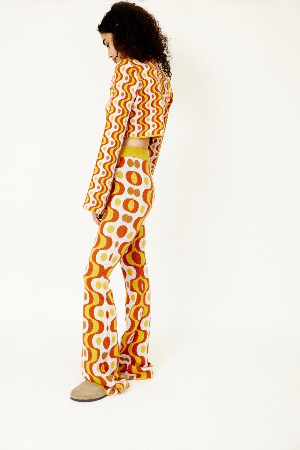 Knitly Studio-Tubular Knit Pants-Pantolon-2-Milagron.com