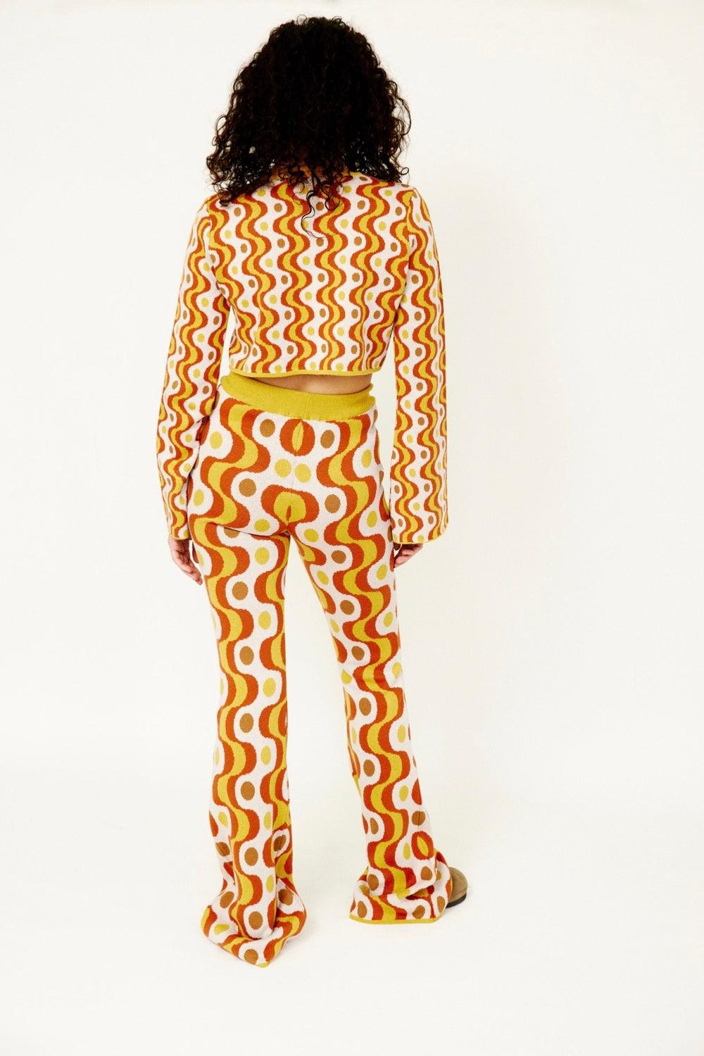 Knitly Studio-Tubular Knit Pants-Pantolon-3-Milagron.com