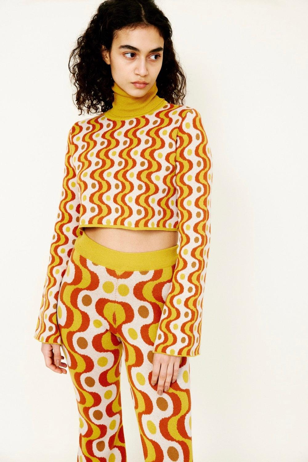 Knitly Studio-Tubular Knit Top-Kazak & Triko-1-Milagron.com