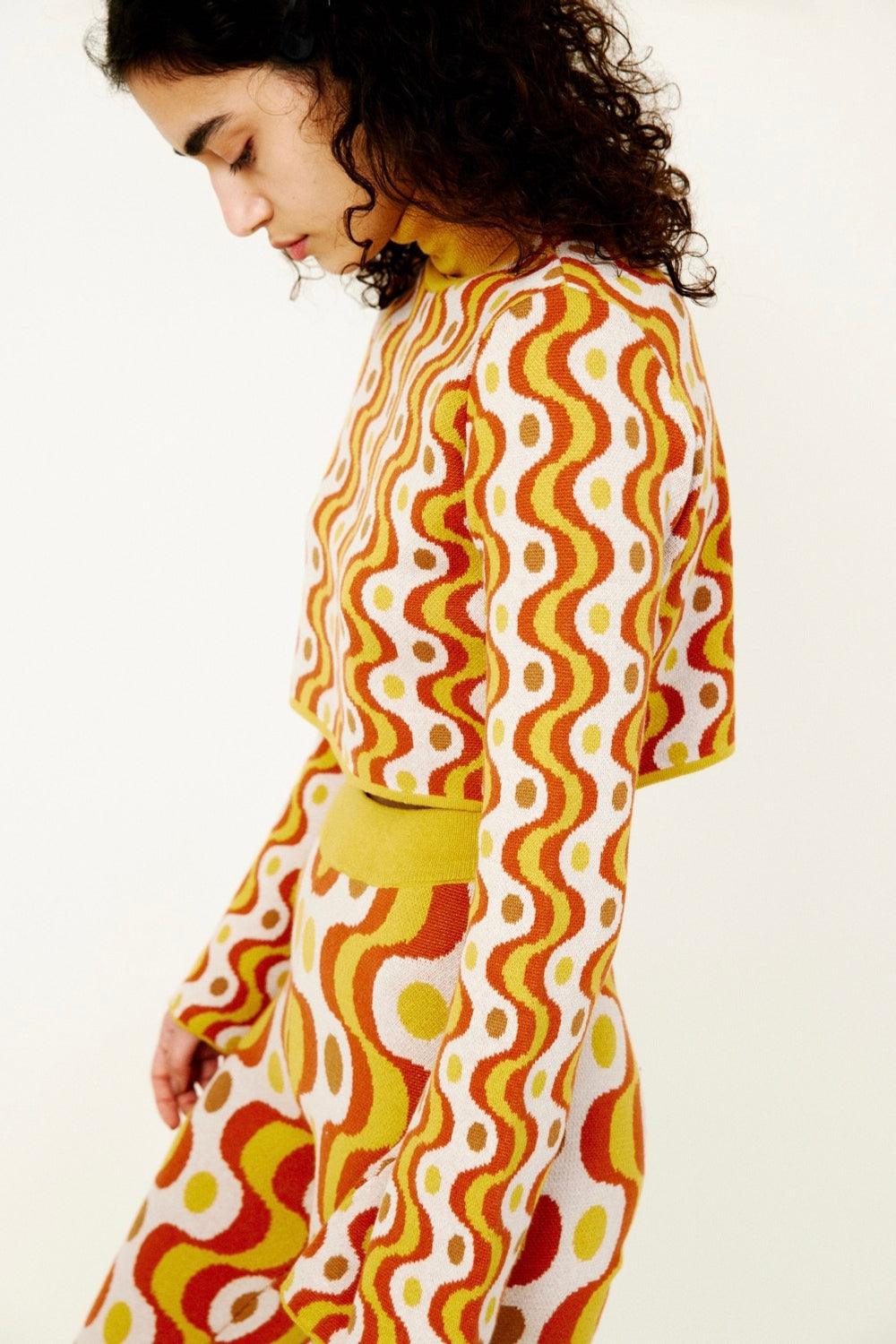 Knitly Studio-Tubular Knit Top-Kazak & Triko-2-Milagron.com