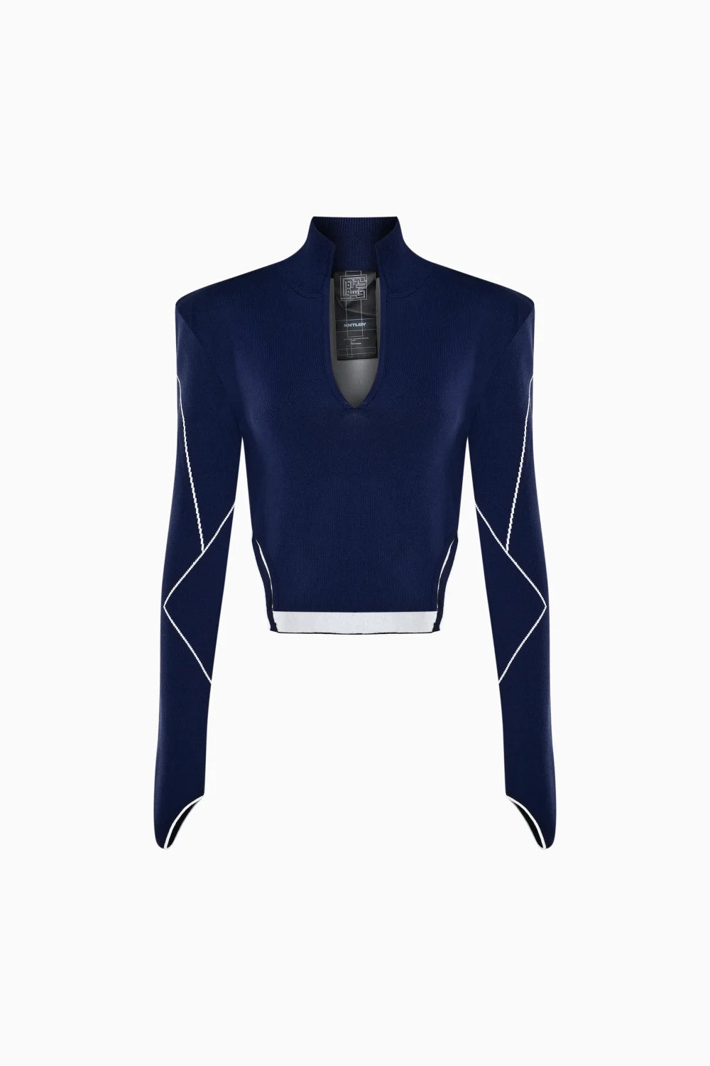 Kntlgy-Asimetrik Kesim Crop Kazak-Top-1-Milagron.com