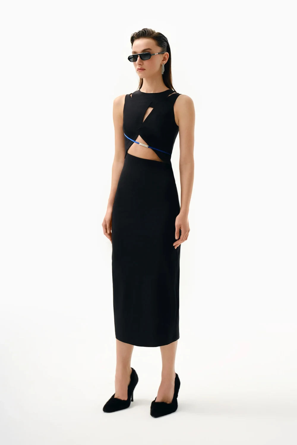 Kntlgy-Bravery Asimetrik Elbise-Elbise-2-Milagron.com