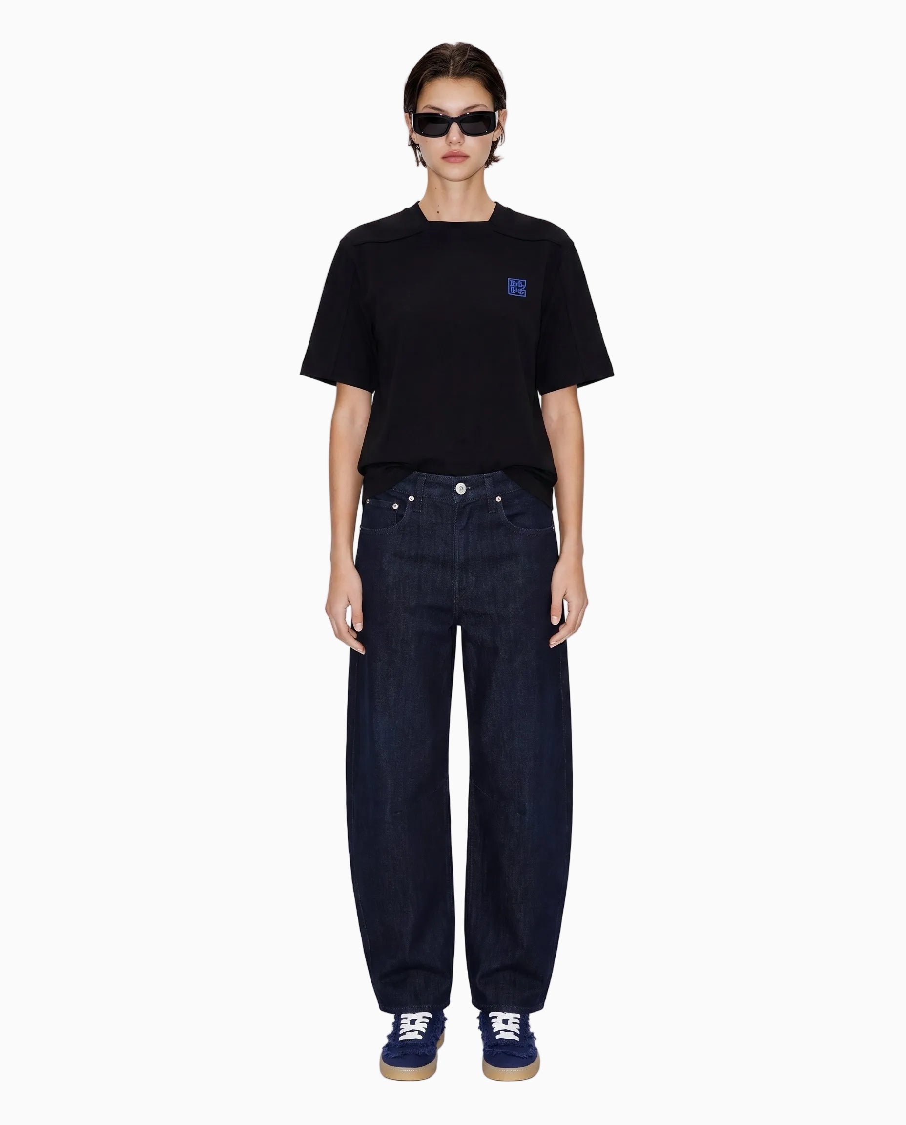 Kntlgy-Casual Flow Siyah T Shirt-T-Shirts-2-Milagron.com