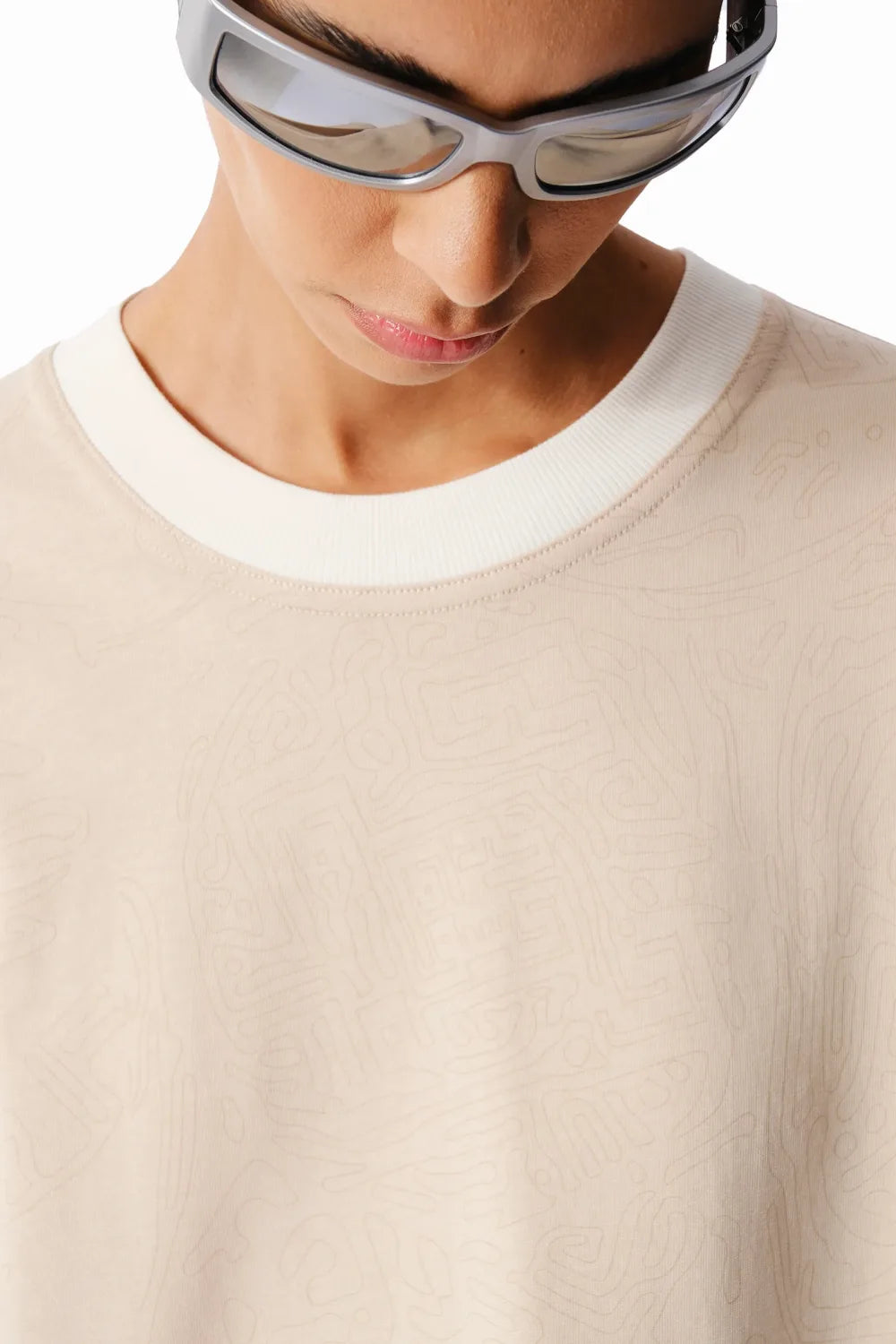 Kntlgy-Fingerprint Uzun Kollu T-Shirt-T-Shirts-4-Milagron.com