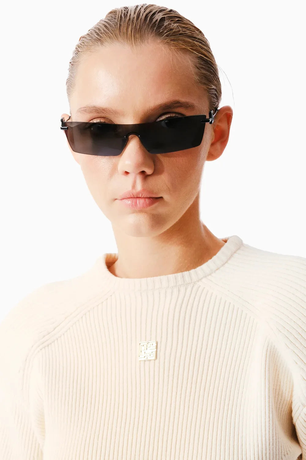 Kntlgy-Future Knit Bej Crop Kazak-Kazak & Triko-4-Milagron.com