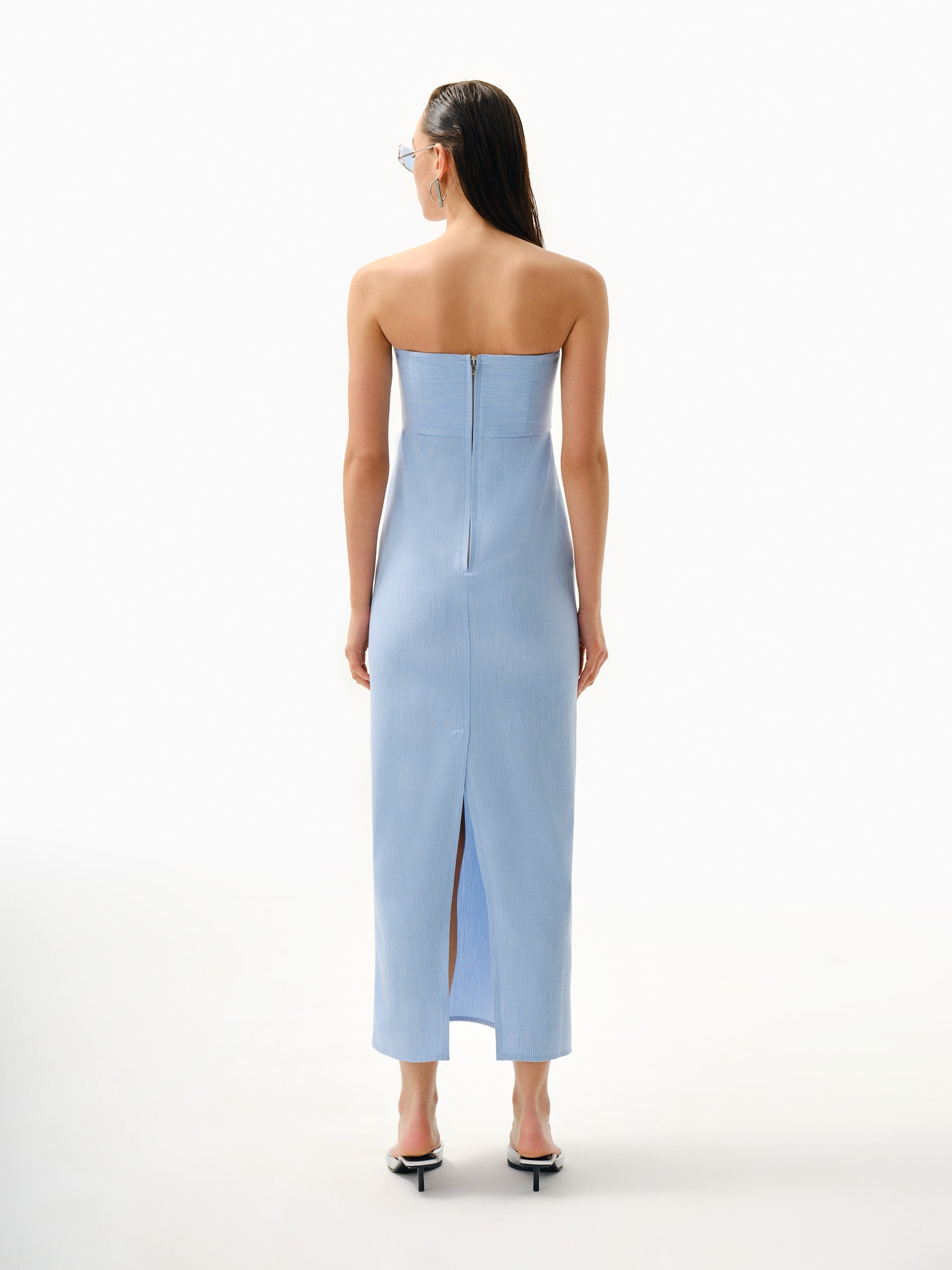 Kntlgy-Helenic Fingerprint Elbise-Elbise-2-Milagron.com