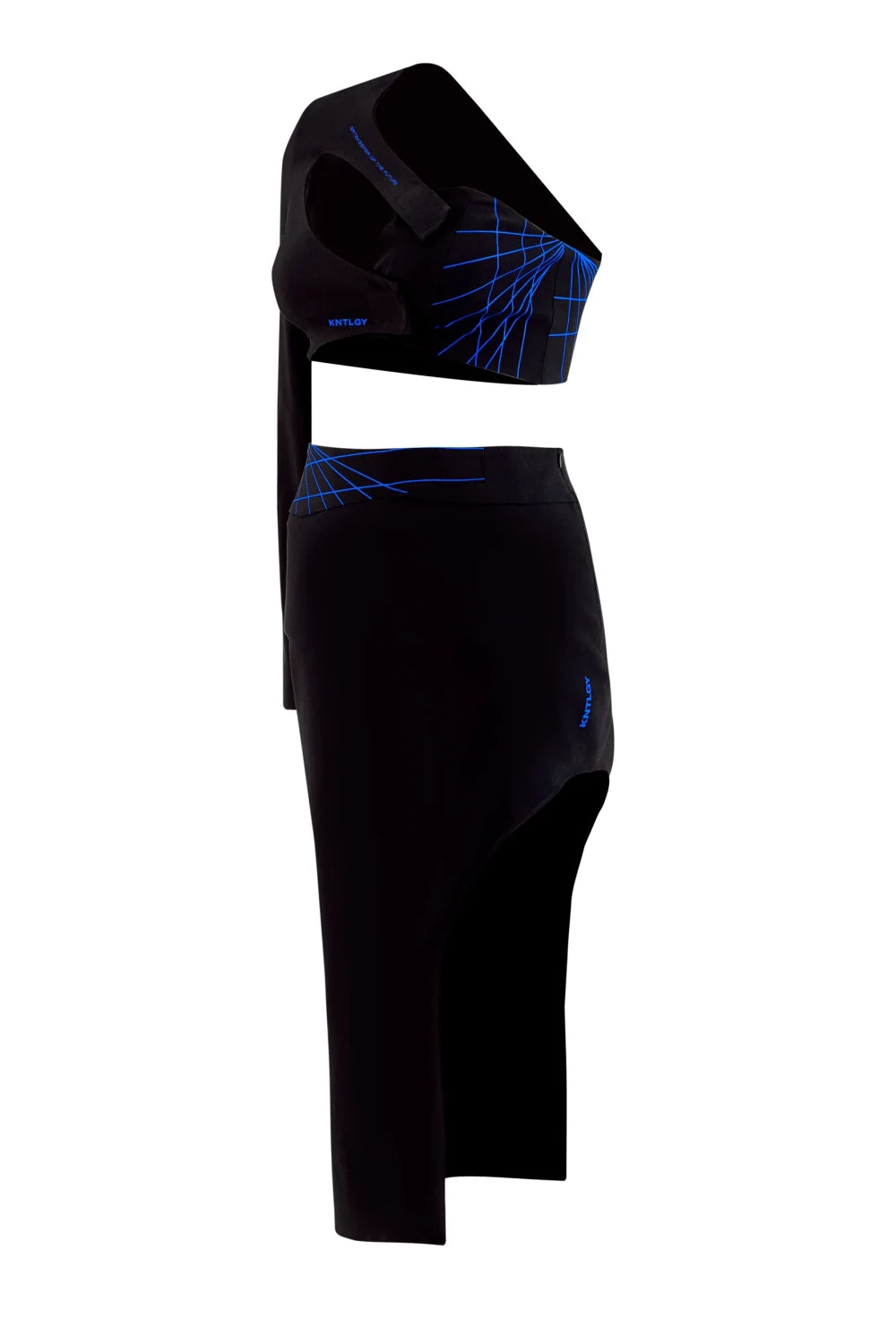 Kntlgy-Heroine Asimetrik Midi Etek-Etek-1-Milagron.com