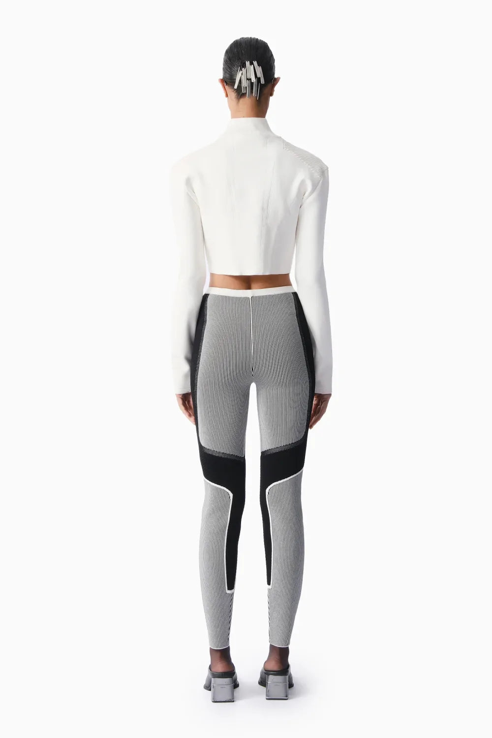 Kntlgy-Matrix Beyaz Kısa Kazak-Kazak & Triko-3-Milagron.com