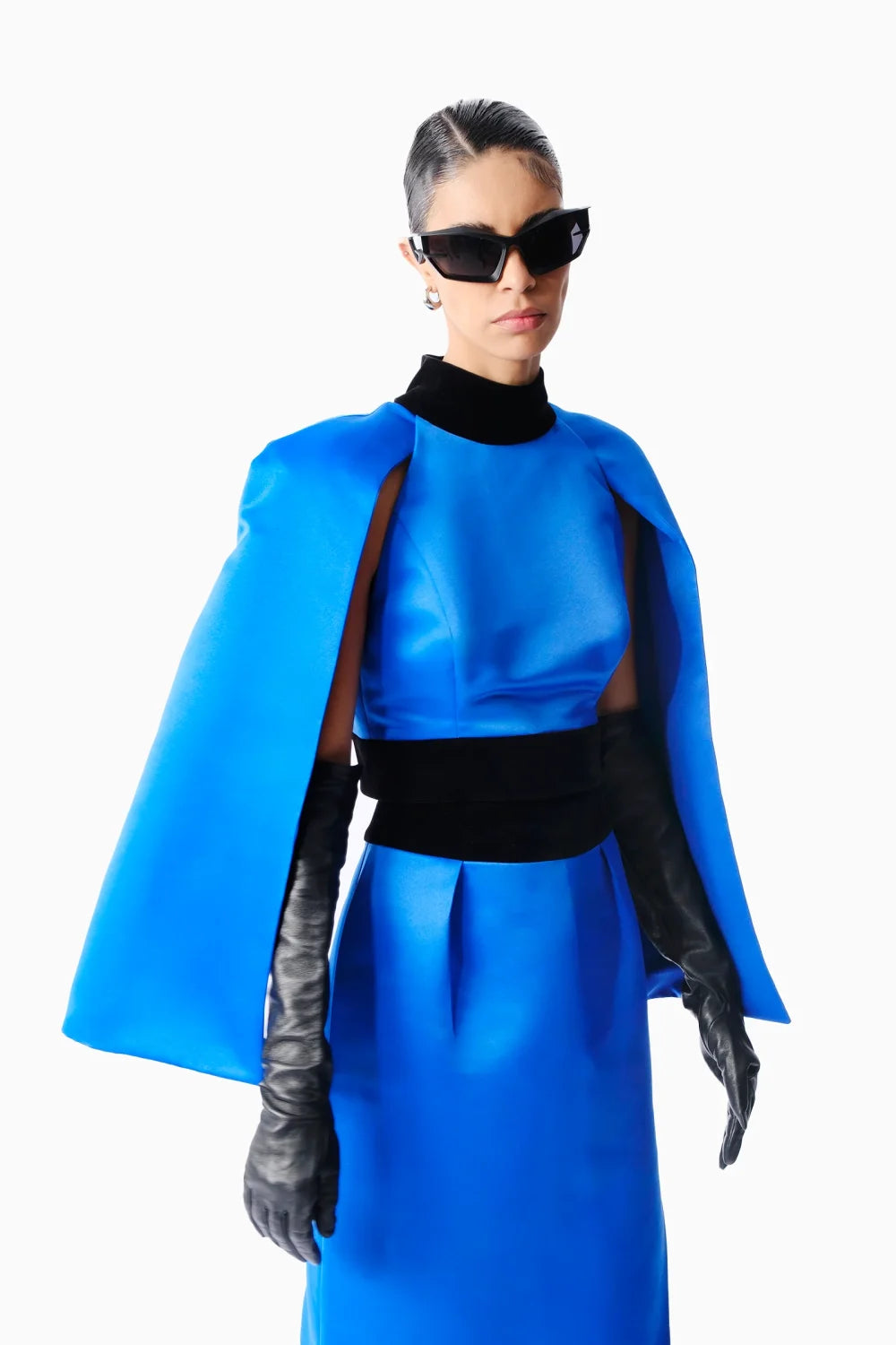 Kntlgy-Mavi Girdap Saten Bluz-Top-2-Milagron.com