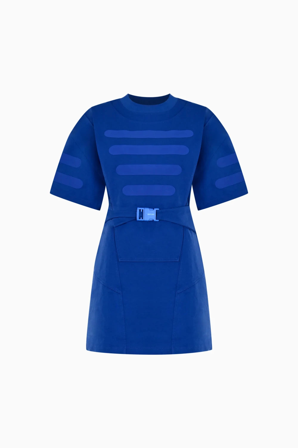 Kntlgy-Mavi Sweatshirt Elbise-Elbise-1-Milagron.com