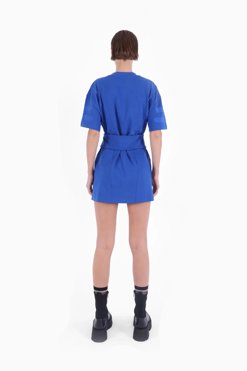 Kntlgy-Mavi Sweatshirt Elbise-Elbise-5-Milagron.com