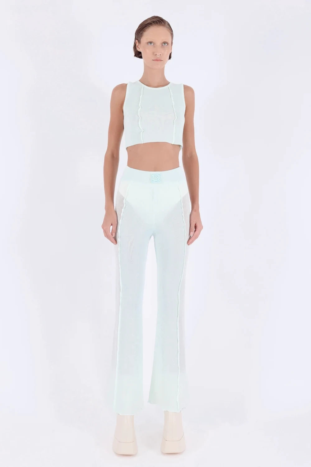 Kntlgy-Mint Örme Crop Top-Crop Top-3-Milagron.com