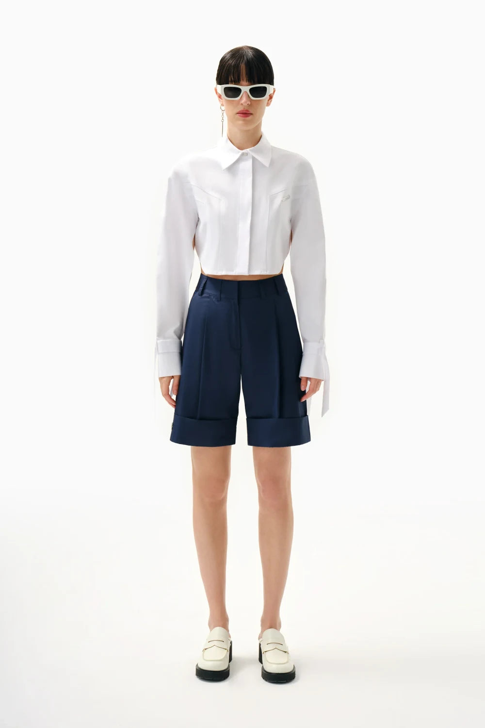 Kntlgy-Organik Pamuklu Rahat Kalıplı Şort-Şort-2-Milagron.com