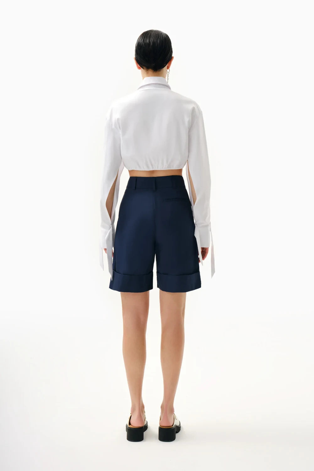 Kntlgy-Organik Pamuklu Rahat Kalıplı Şort-Şort-3-Milagron.com