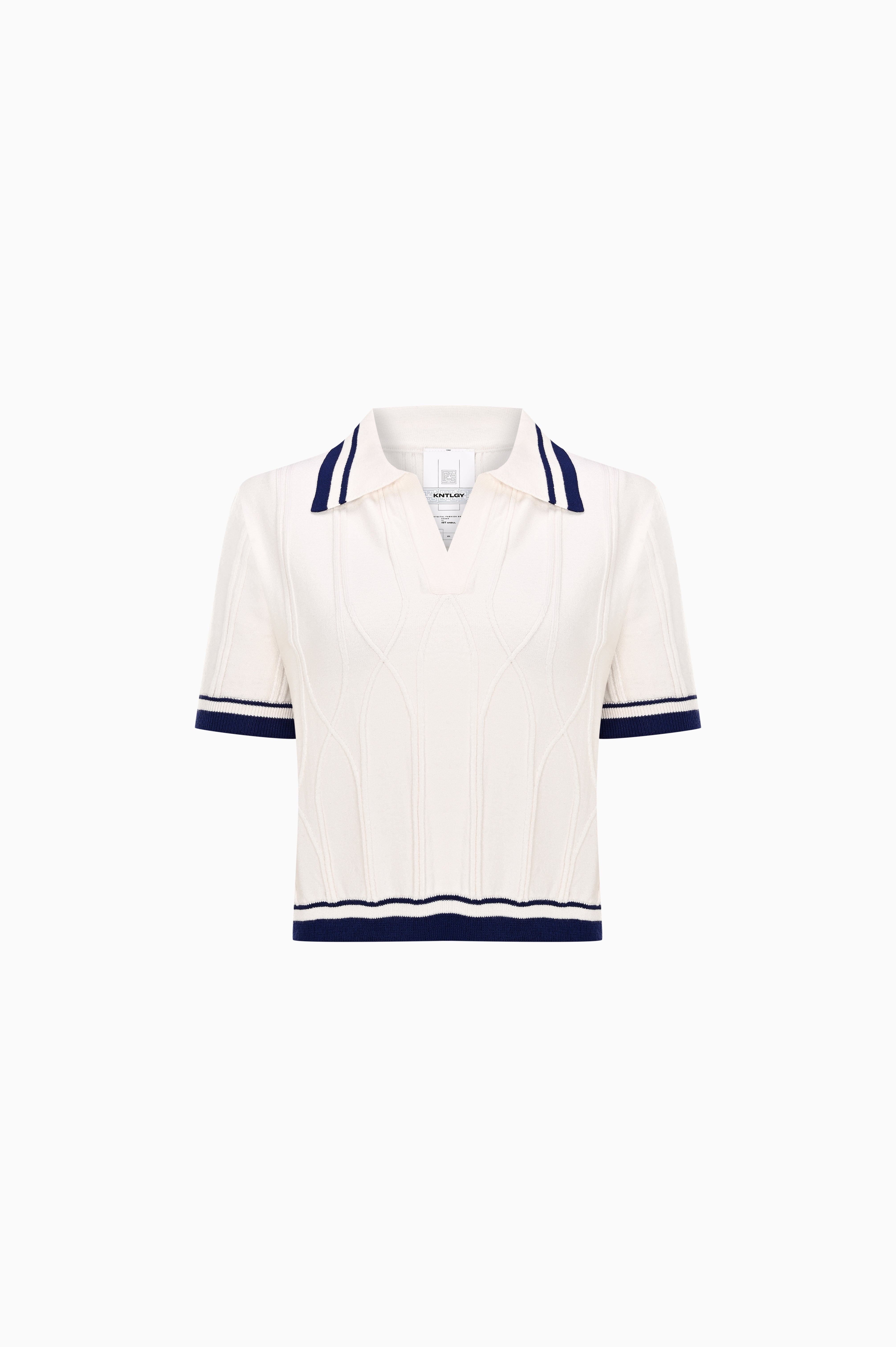 Kntlgy-Oxford Flow Polo Üst-Top-1-Milagron.com