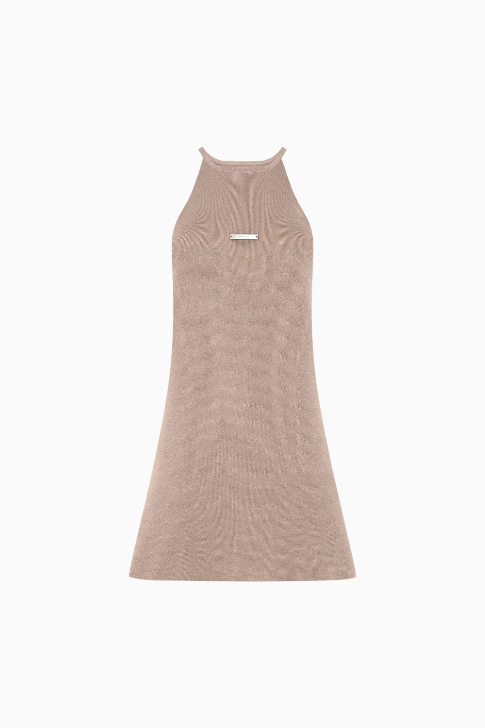 Kntlgy-Parlak Örgü Mini Elbise-Elbise-1-Milagron.com