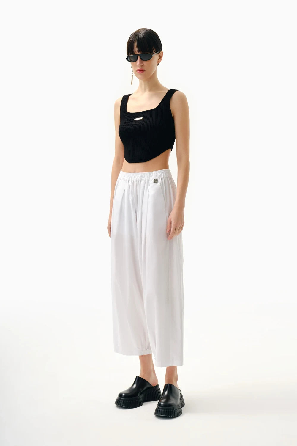 Kntlgy-SORUNLU - Crooked Triko Crop Top-Top-2-Milagron.com
