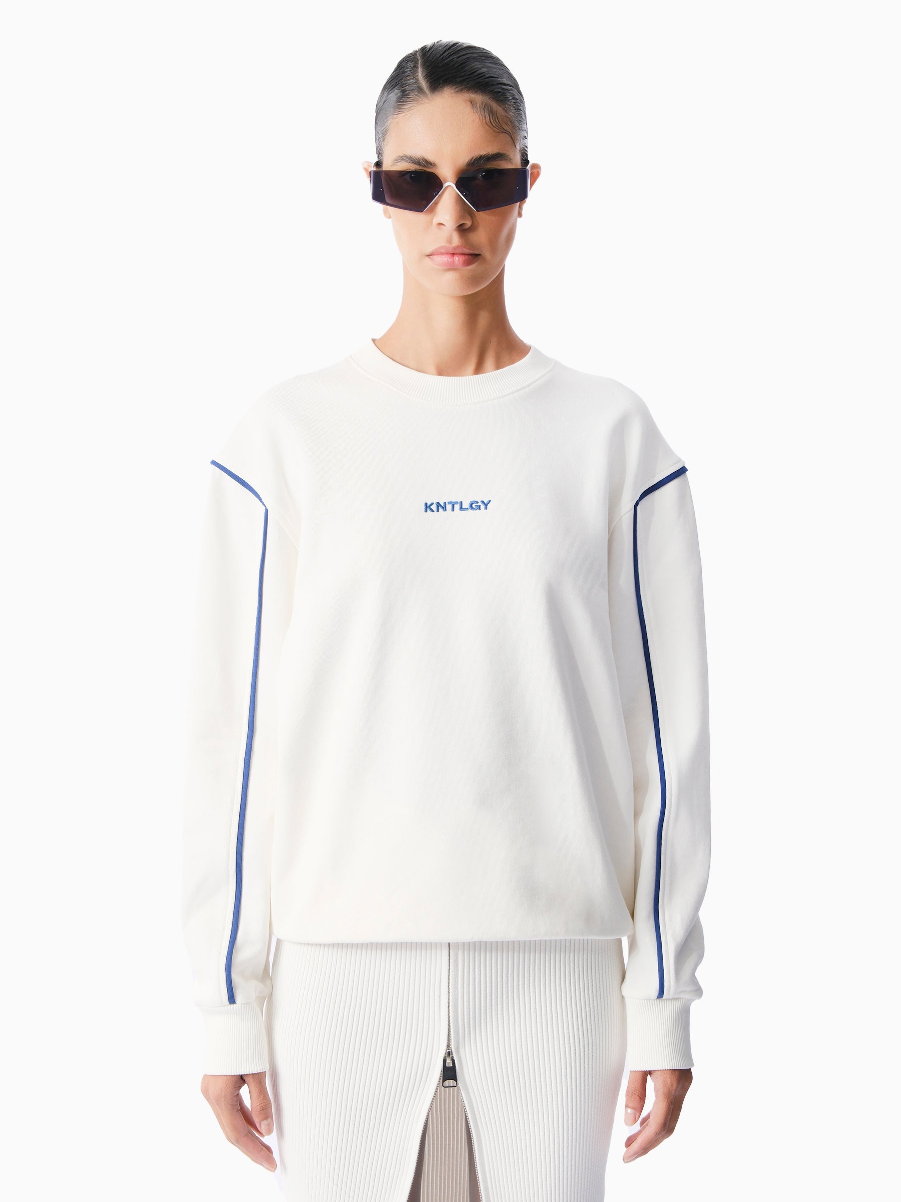 Kntlgy-Saver Unisex Mavi Sweatshirt-Sweatshirts & Hoodies-3-Milagron.com