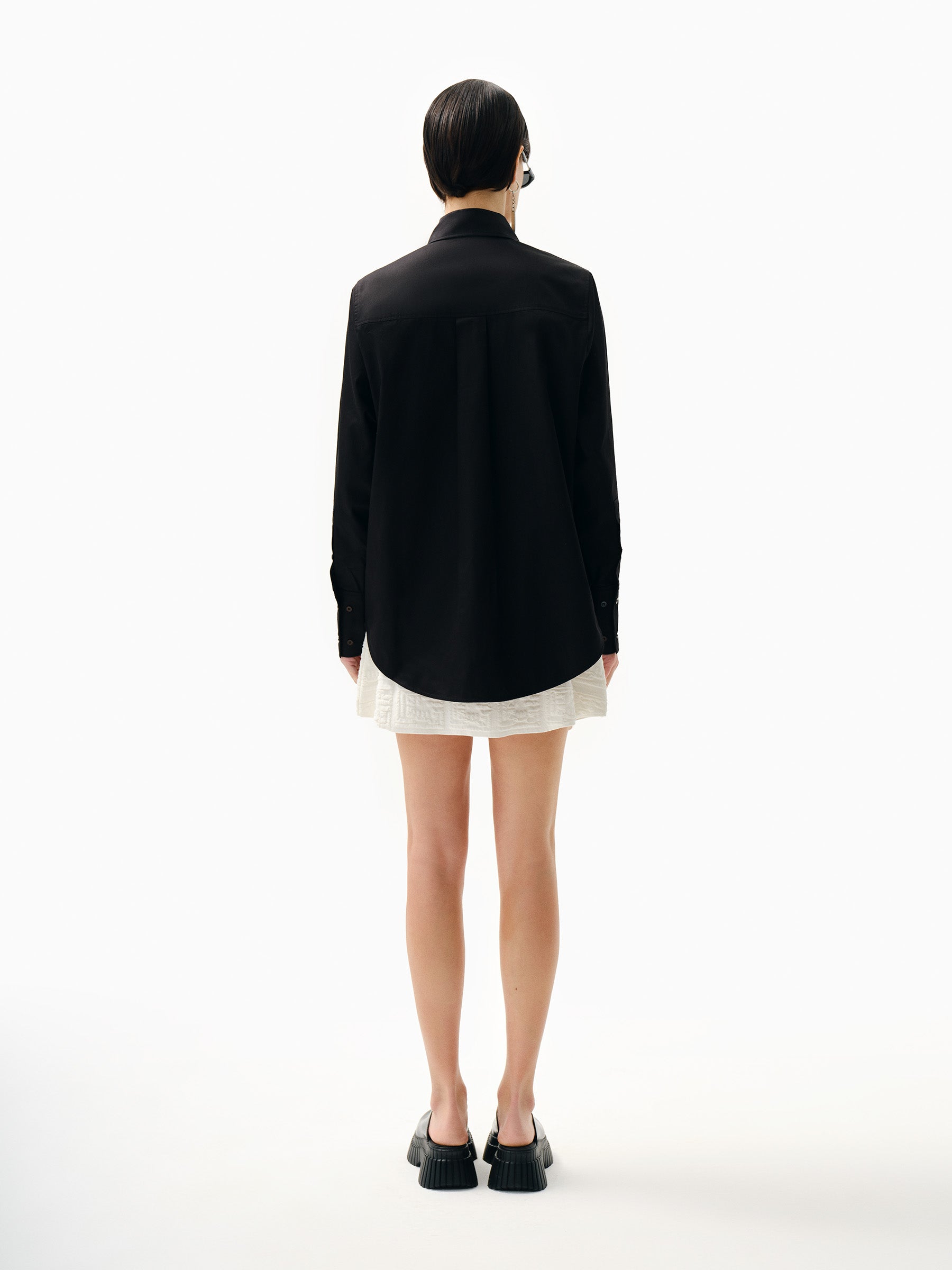 Kntlgy-Siyah Maskülen Gömlek-Gömlek-3-Milagron.com