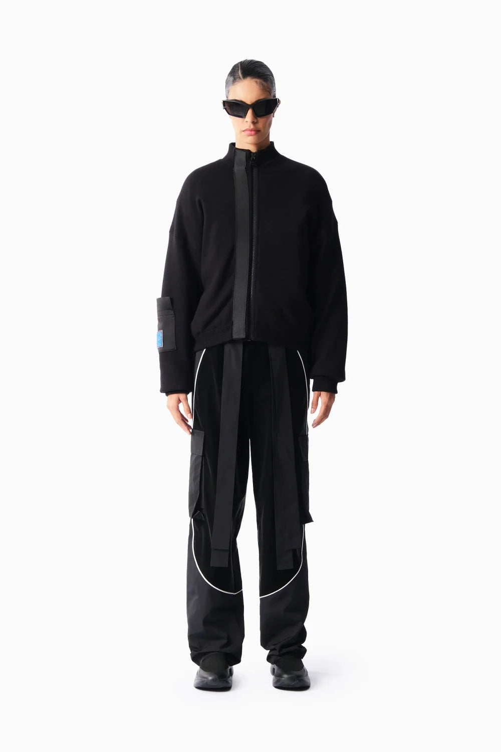 Kntlgy-Siyah Triko Bomber Ceket-Ceket-2-Milagron.com