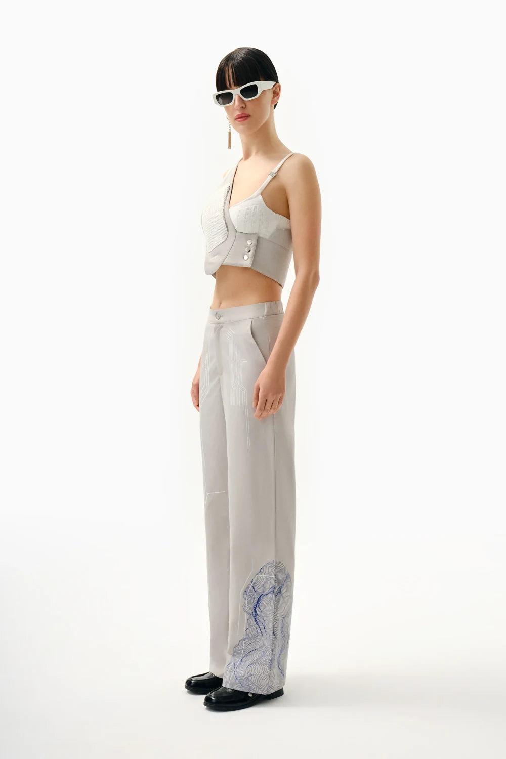 Kntlgy-Space Tech Pantolon-Kumaş Pantolon-2-Milagron.com