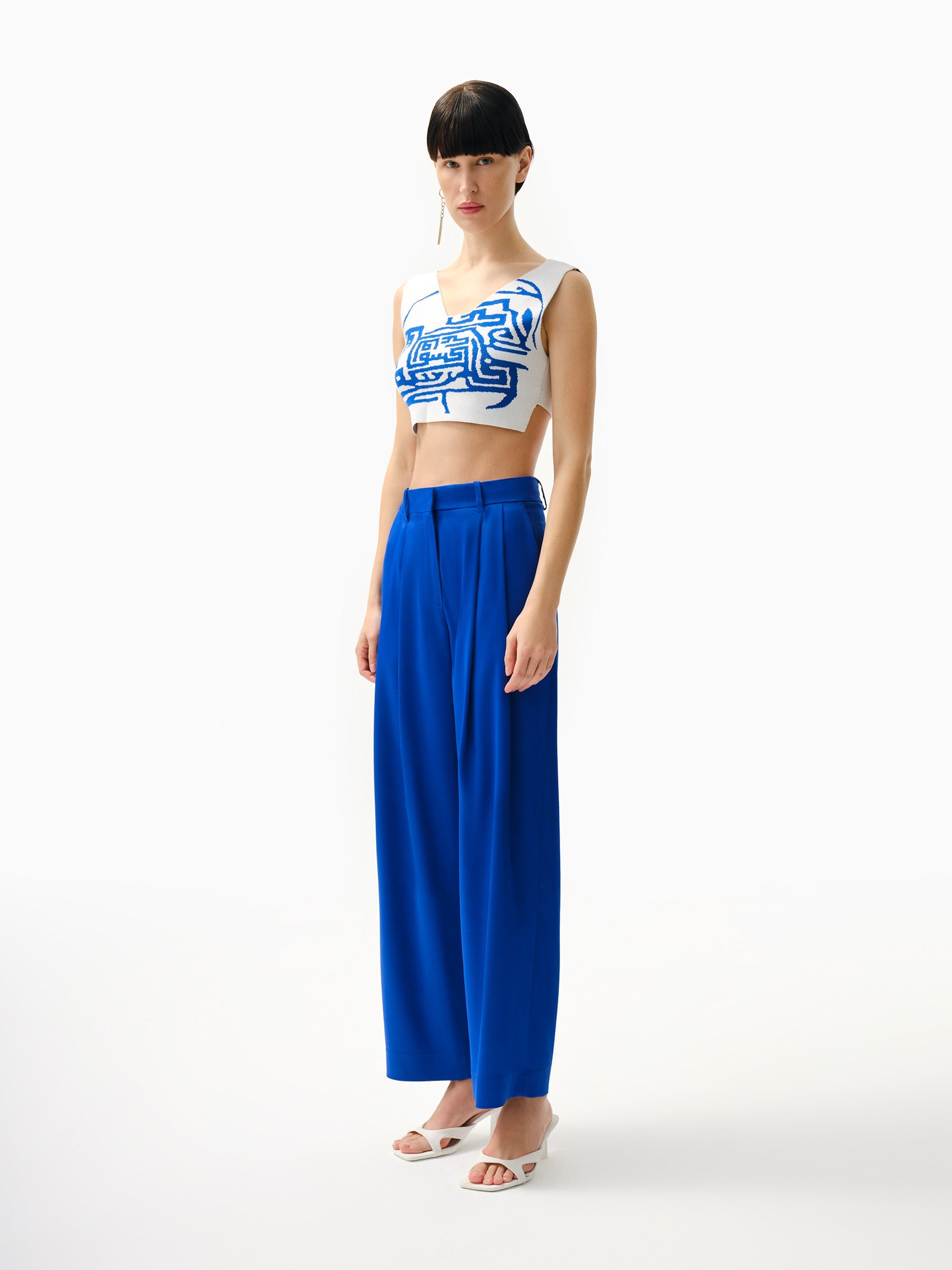 Kntlgy-Türk Denizi Mavisi Bralet Üst-Top-2-Milagron.com